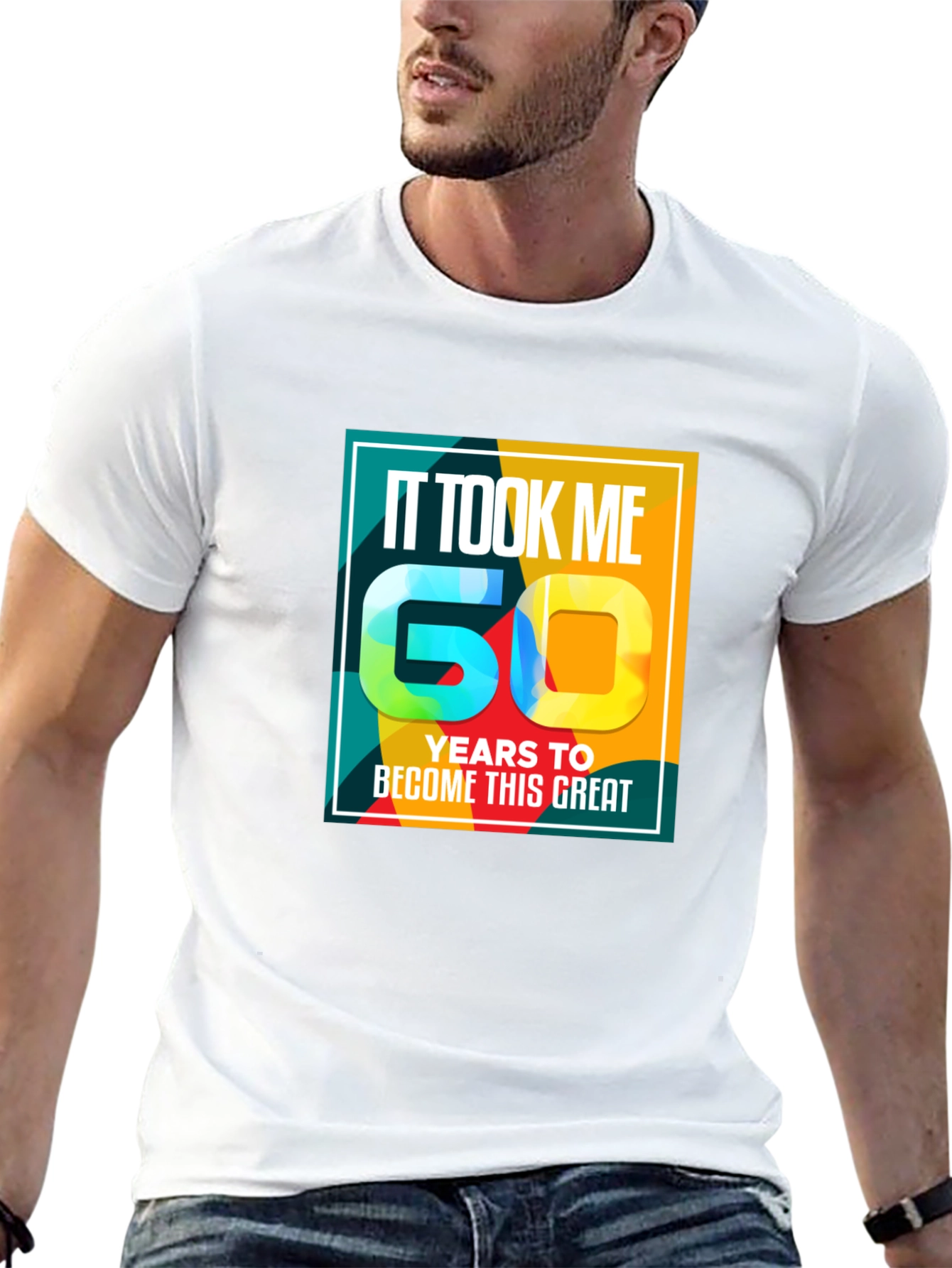 Black 60th Birthday T-Shirt: It Took Me 60 Years view 13