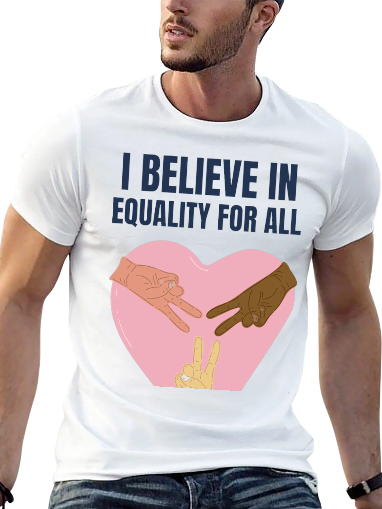 Black Equality for All T-Shirt view 13