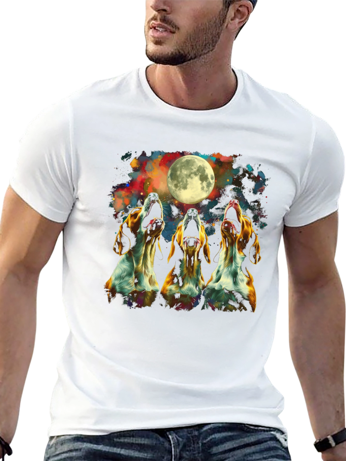 Howling Hounds Moon T-Shirt - 13