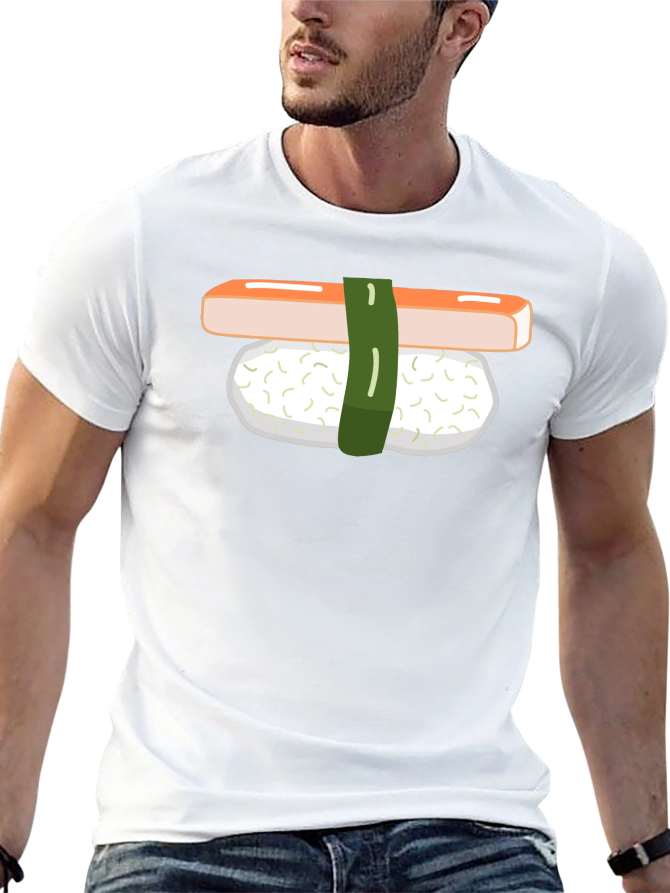 Black Sushi Graphic Tee - Foodie T-Shirt view 13