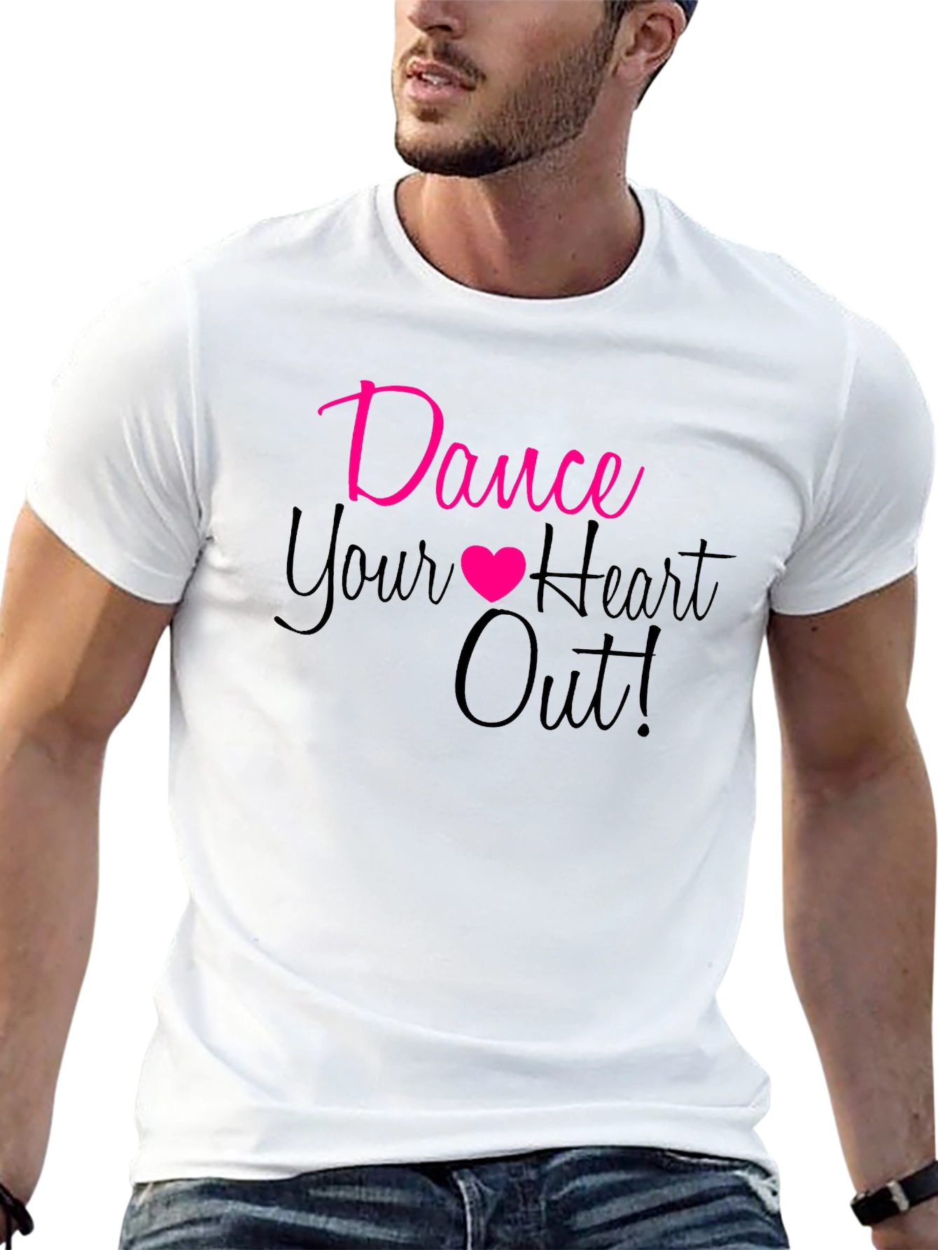 Black Dance Your Heart Out Graphic Tee view 13