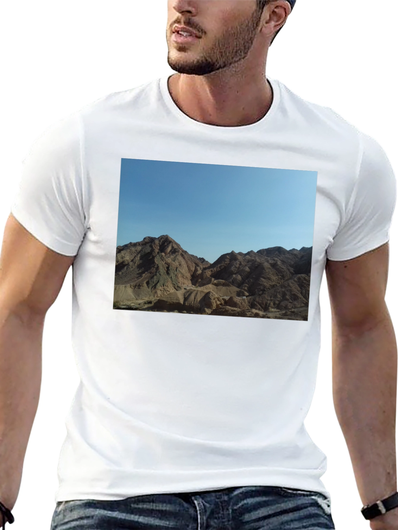 Black Mountain Vista Graphic Tee - Unisex Black T-Shirt view 13