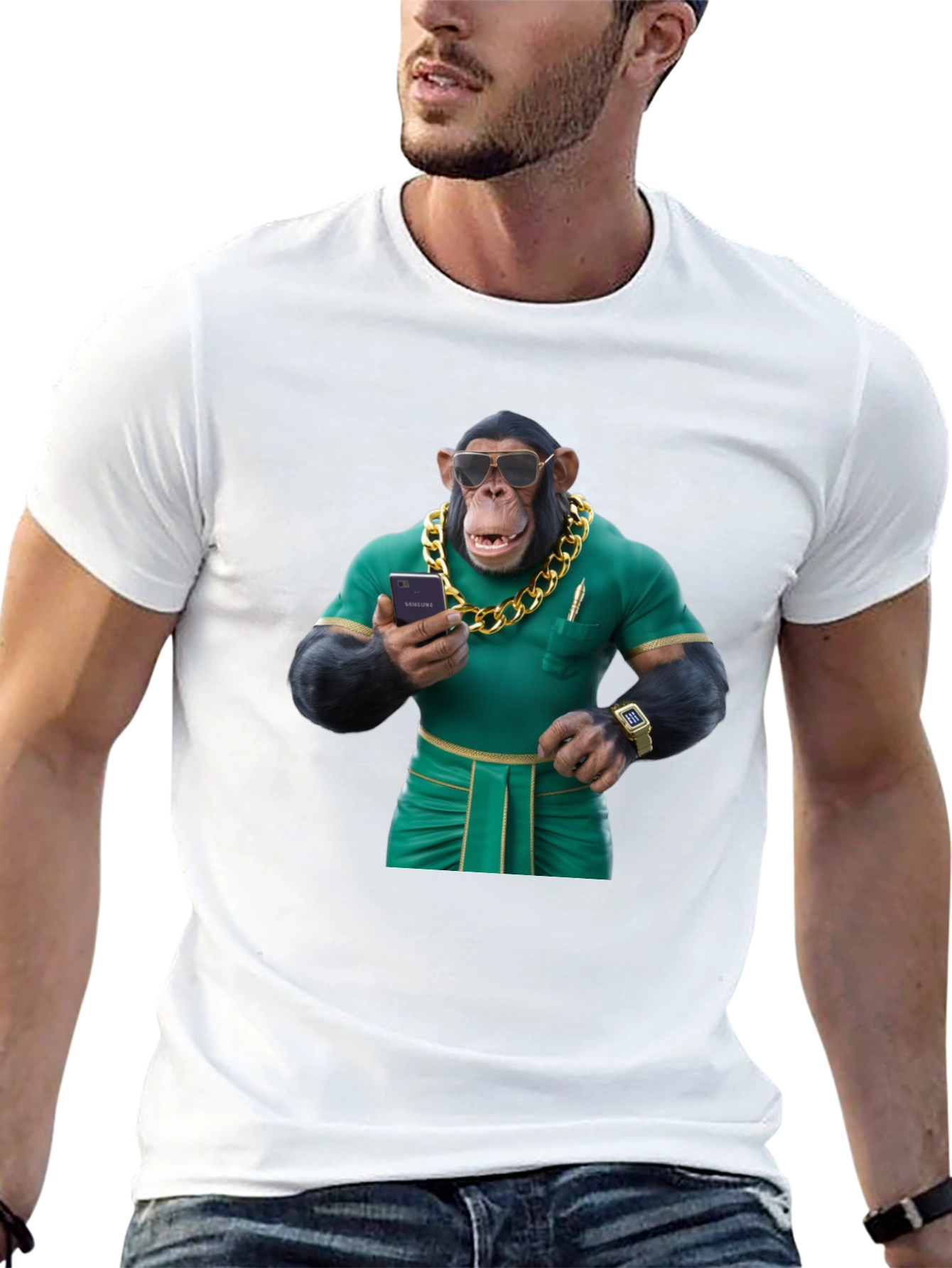 Black Monkey Business T-Shirt view 13