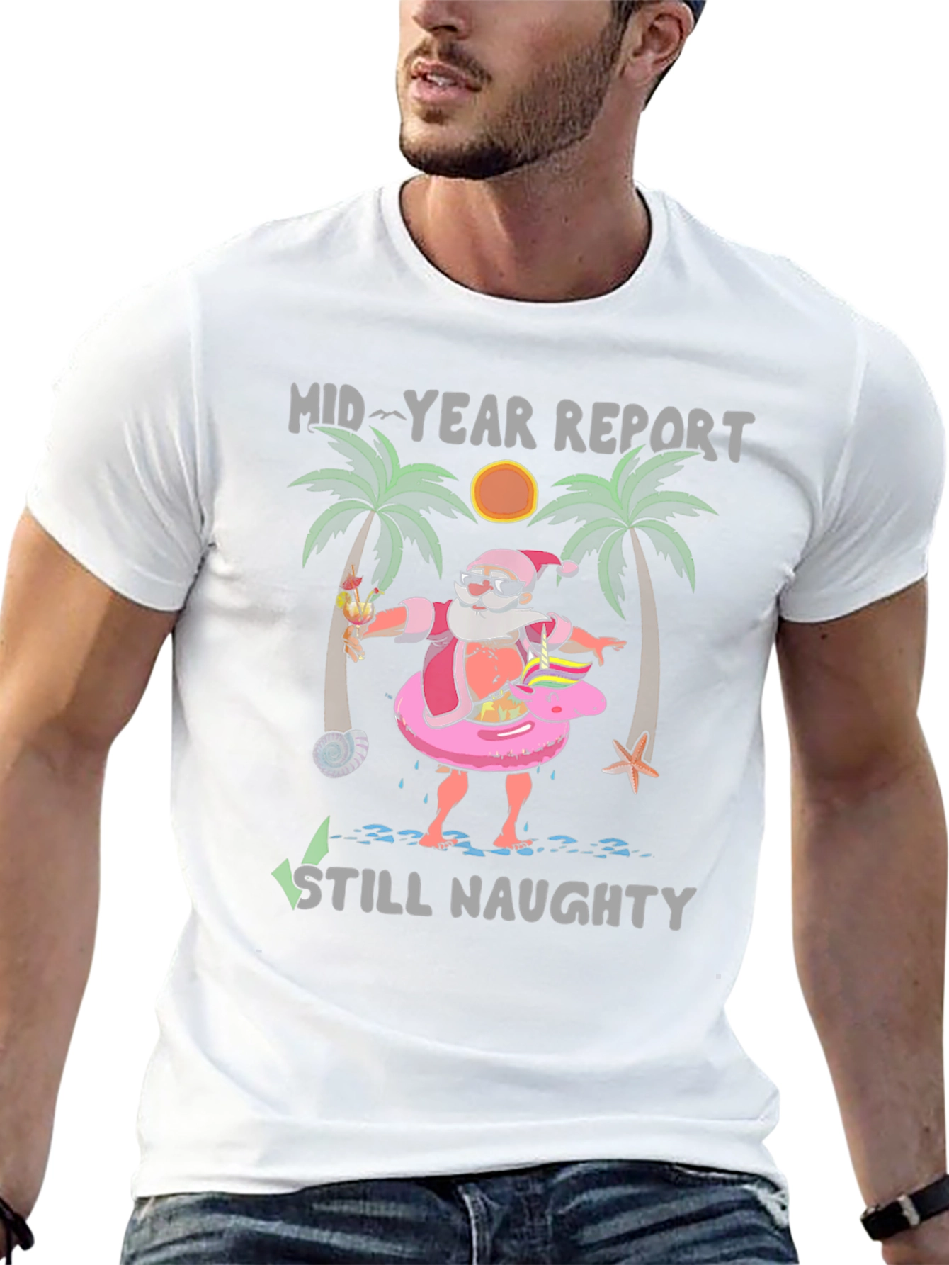 Black Mid-Year Report Still Naughty Graphic Tee view 13