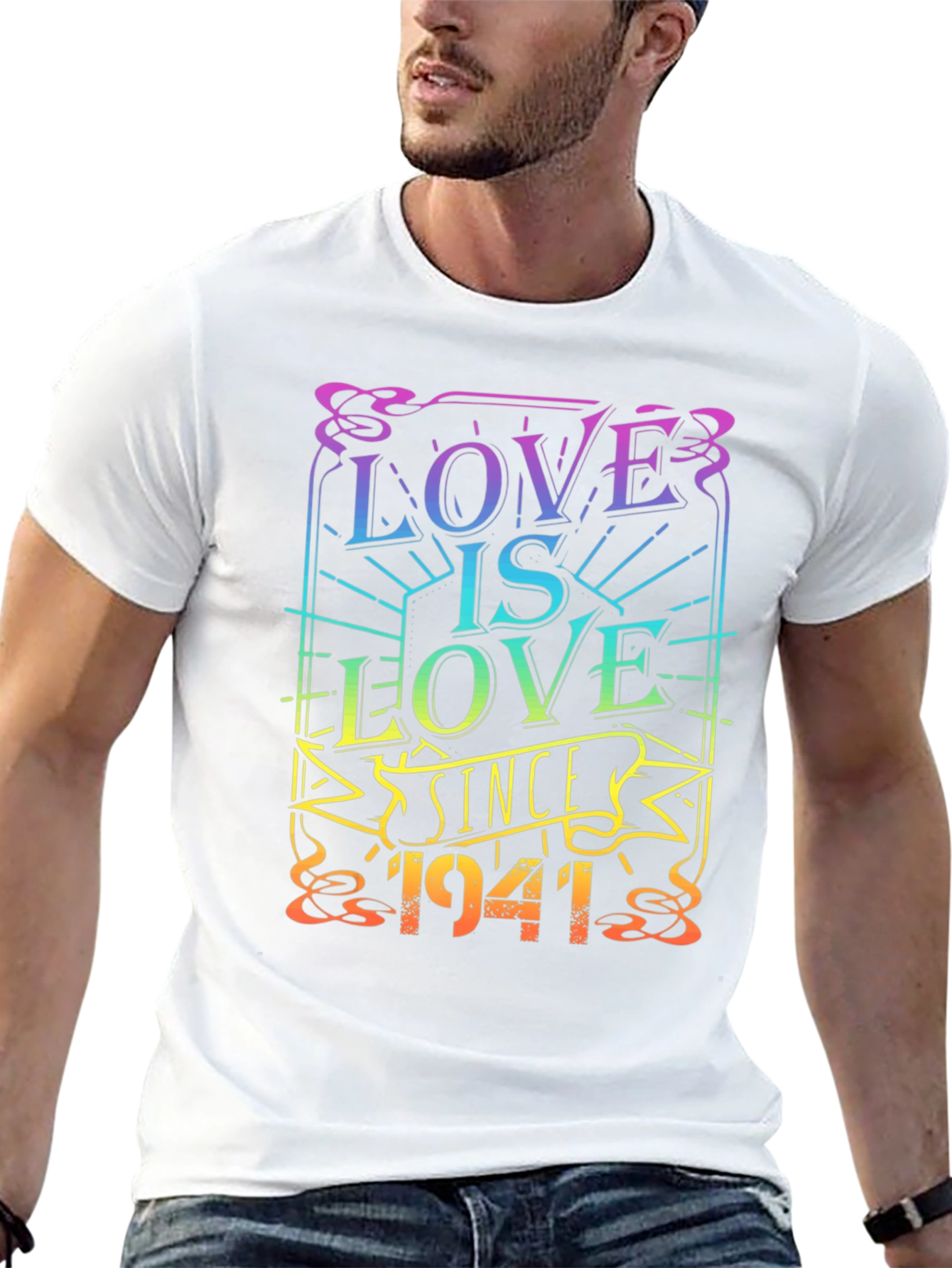 Black Love is Love Since 1941 Graphic T-Shirt view 13