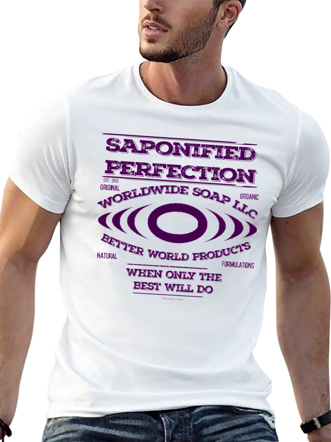 Black Saponified Perfection Black T-Shirt view 13