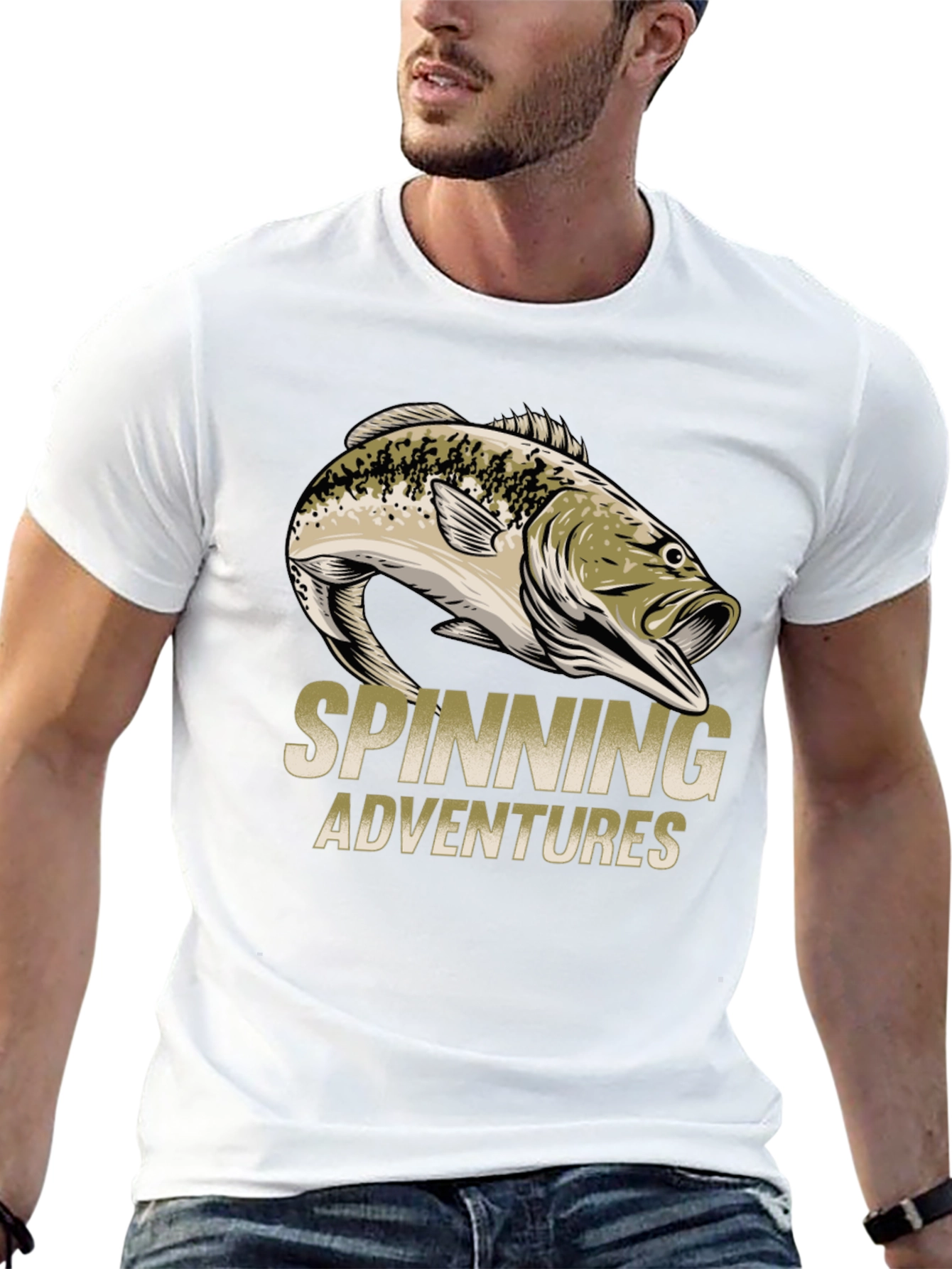 Spinning Adventures Bass Graphic Tee - 13