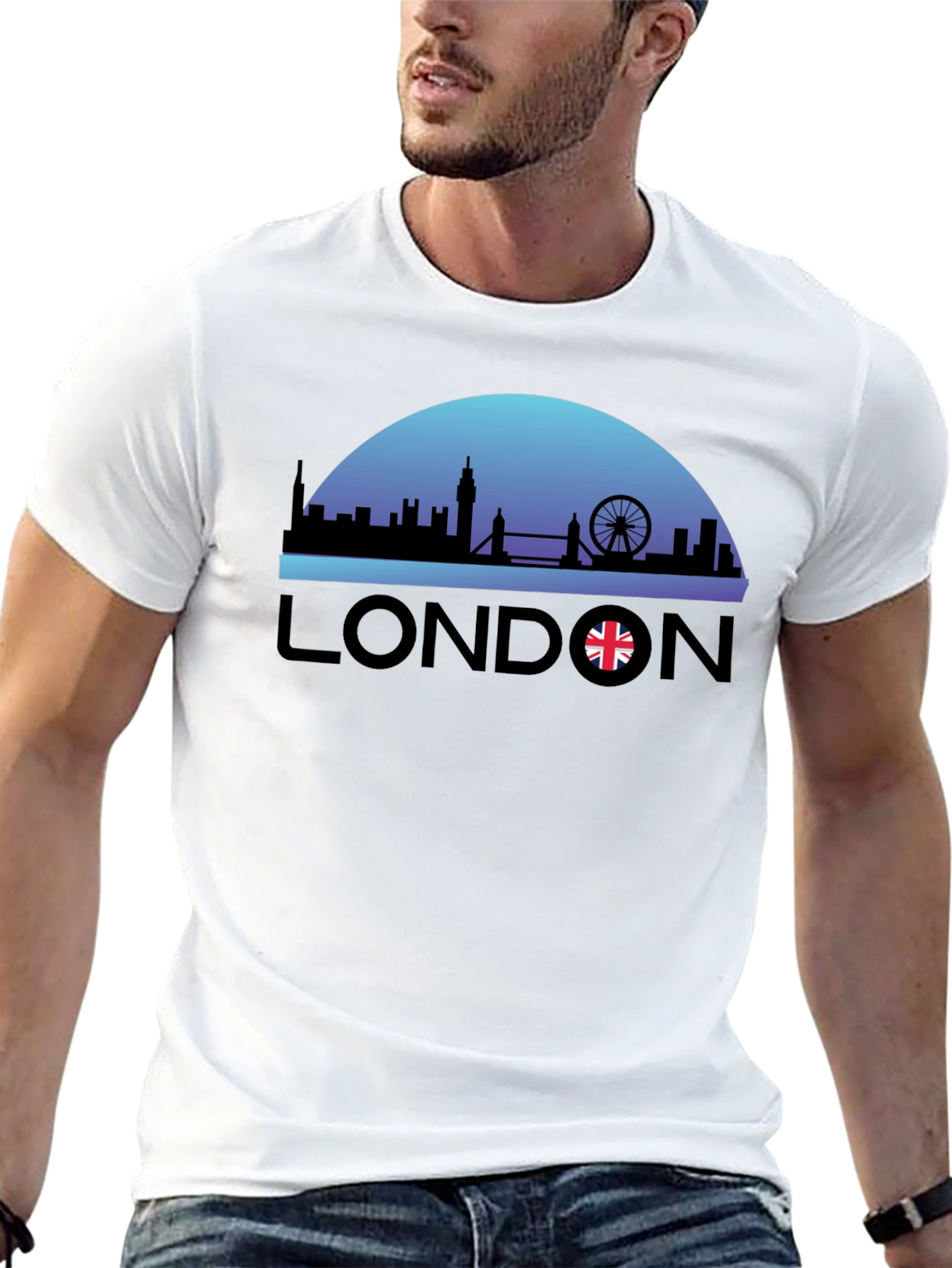 London Skyline Graphic Tee - 13