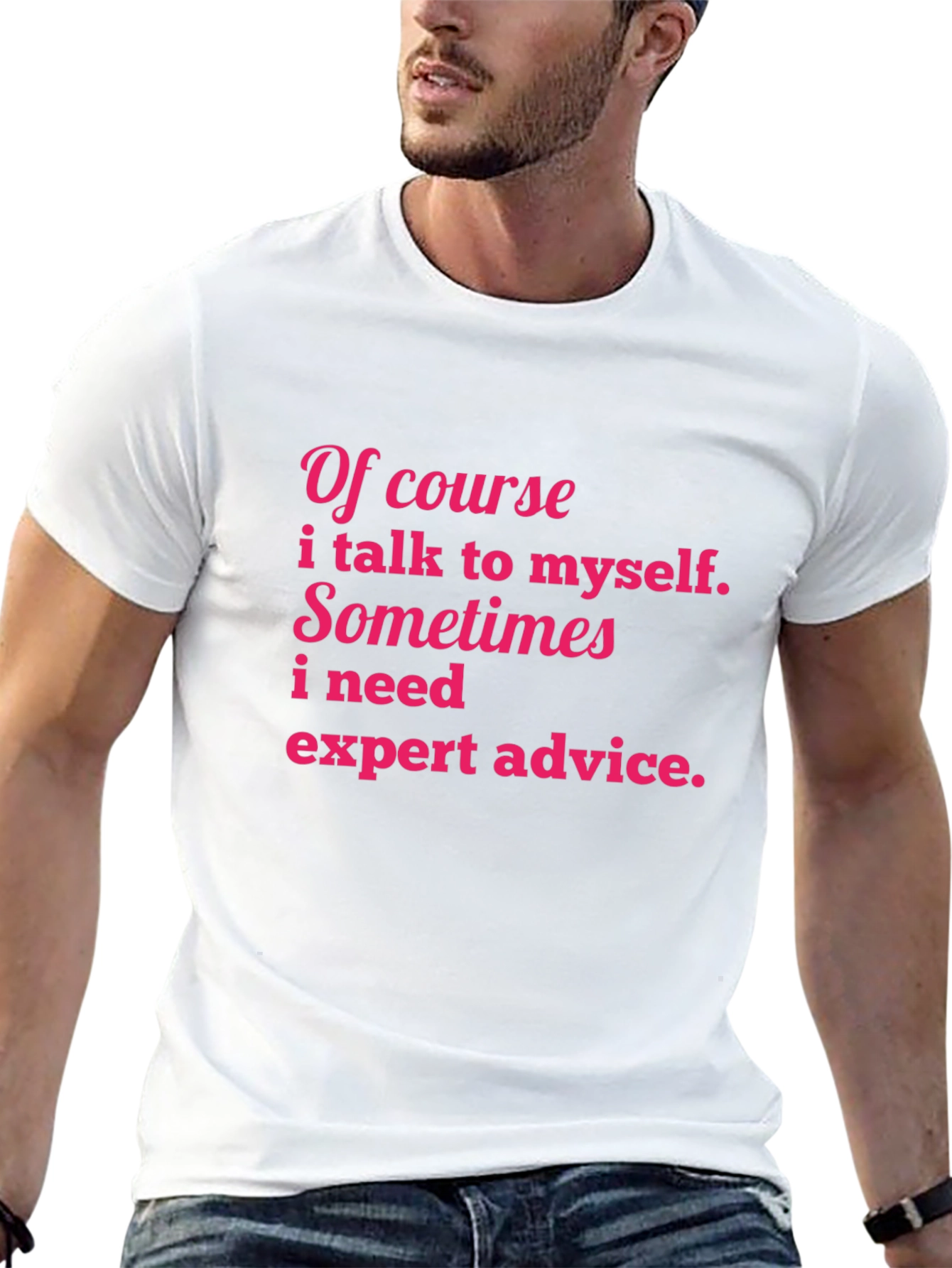 Black Funny Graphic T-Shirt - Expert Advice Tee view 13