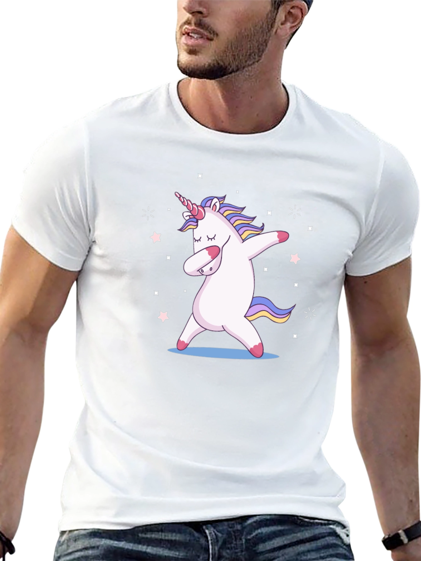 Black Unicorn Dab T-Shirt - Funny & Stylish view 13