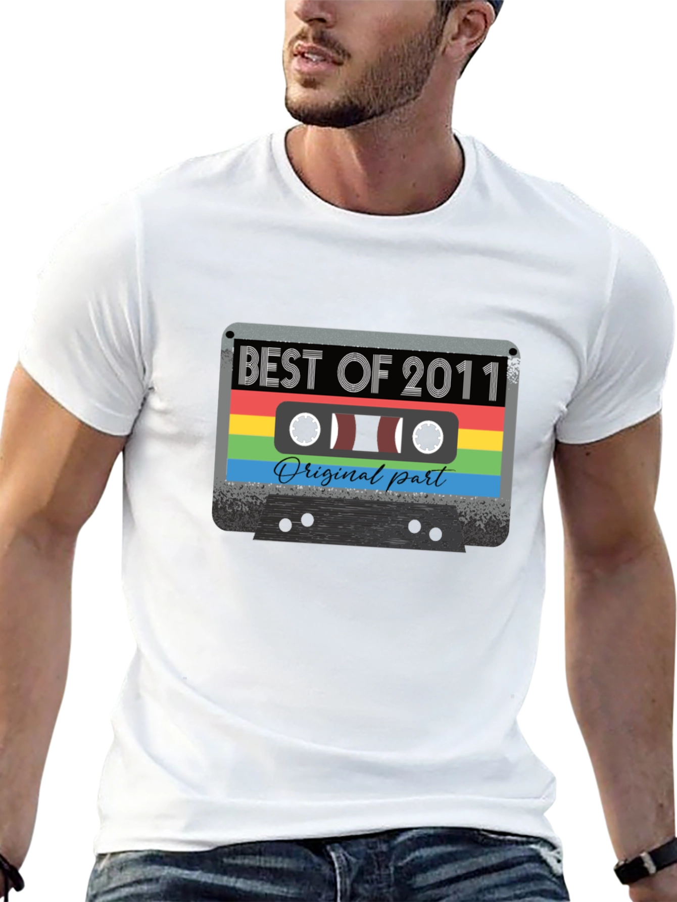 Black Best of 2011 Cassette Tape T-Shirt view 13