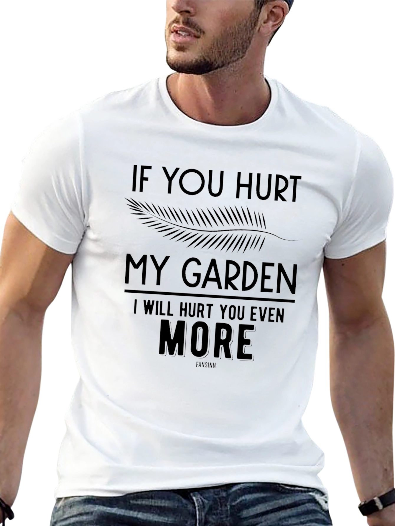 Black Hurt My Garden T-Shirt view 13