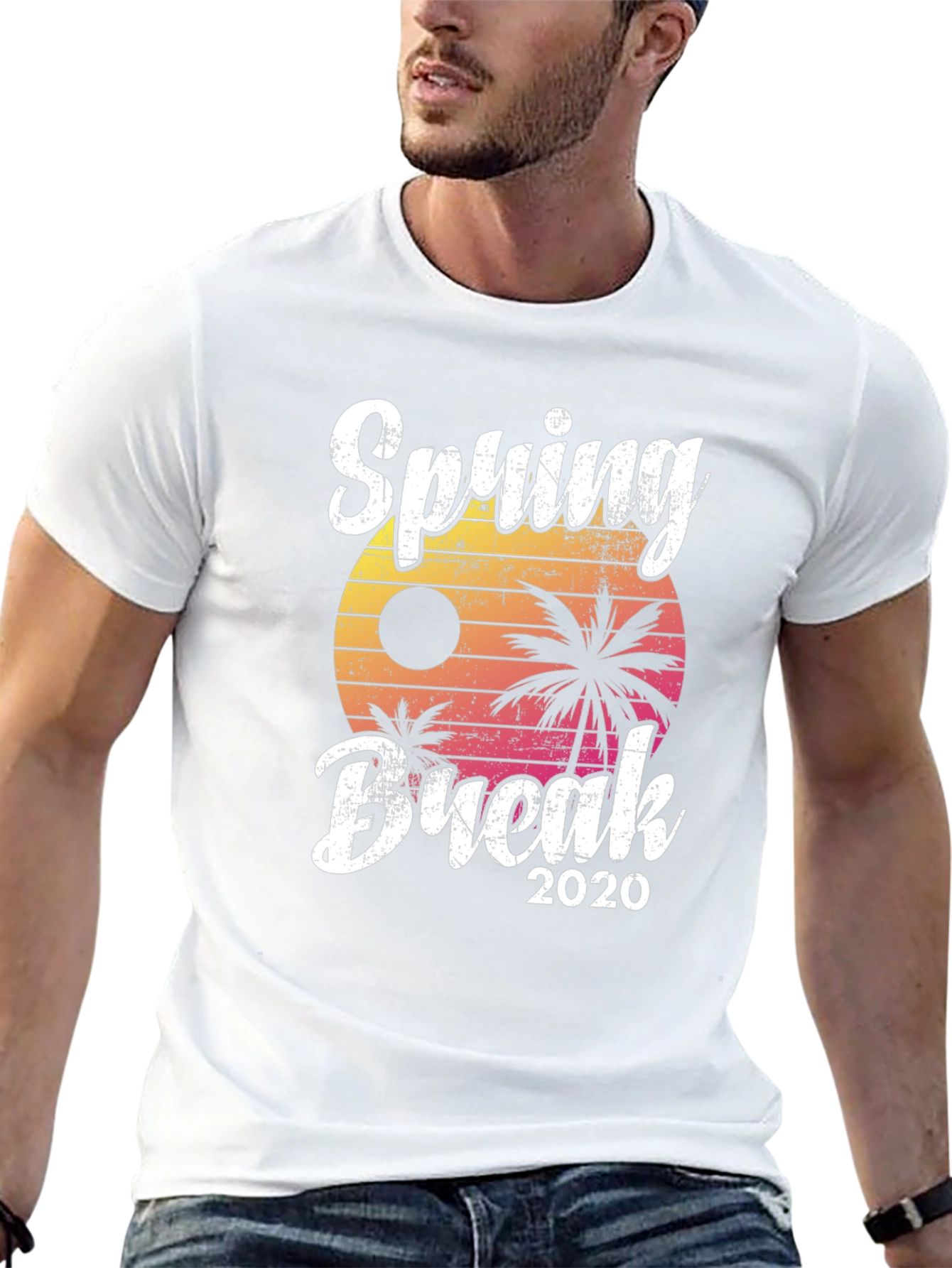 Black Spring Break 2020 Graphic T-Shirt view 13
