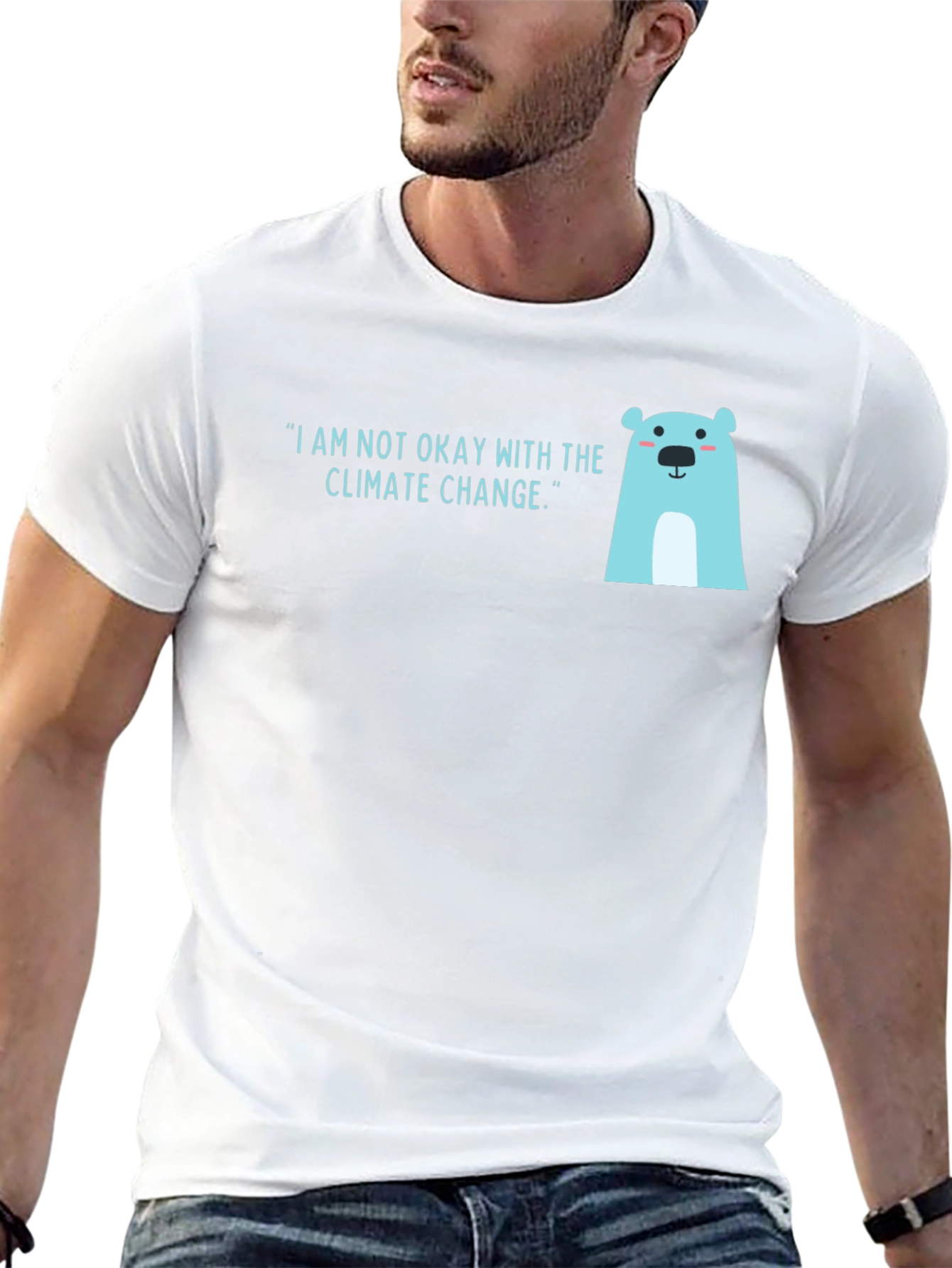 Black Climate Change Awareness T-Shirt view 13
