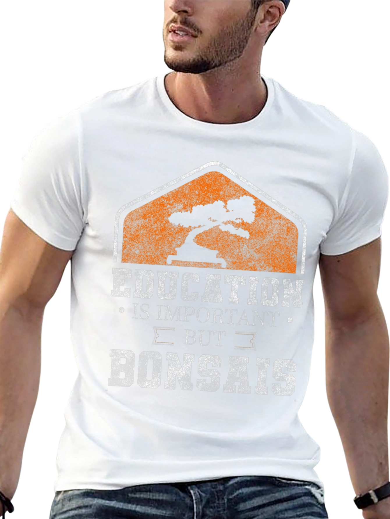 Black Education Is Important But Bonsais T-Shirt view 13