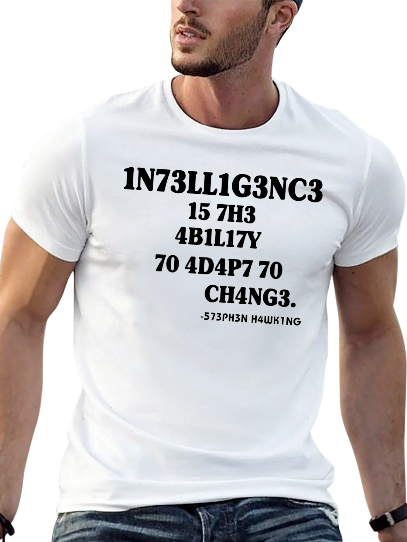 Black Intelligence T-Shirt: Code Design view 13