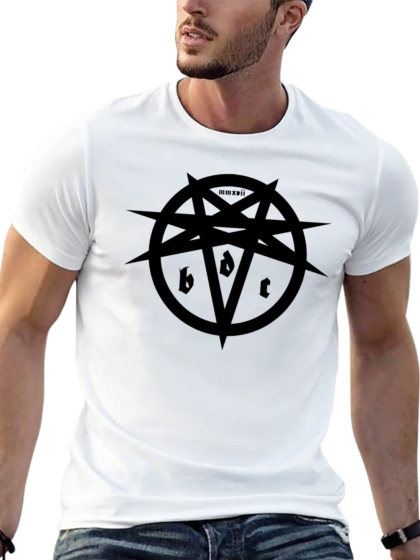 Black Black Star Graphic T-Shirt view 13