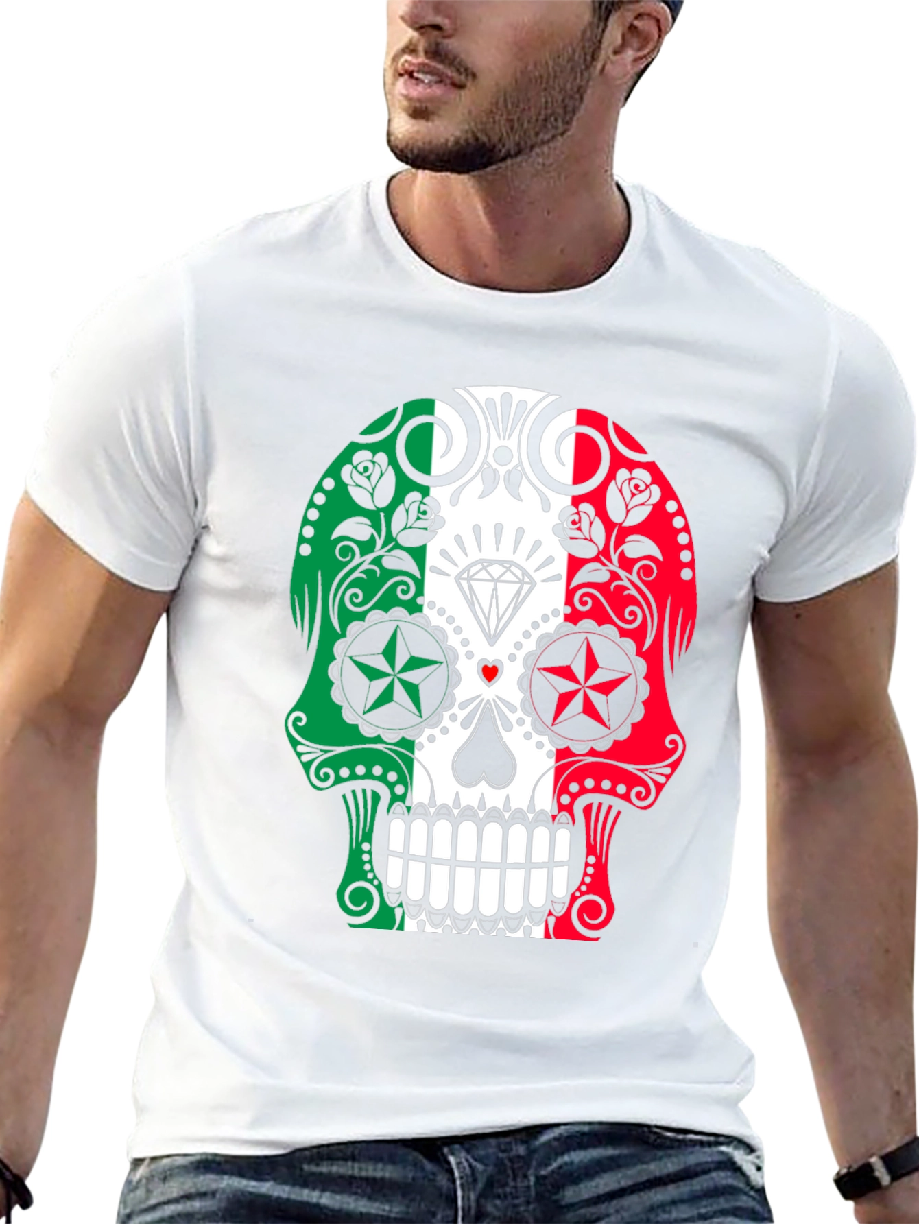 Mexican Sugar Skull T-Shirt - 13