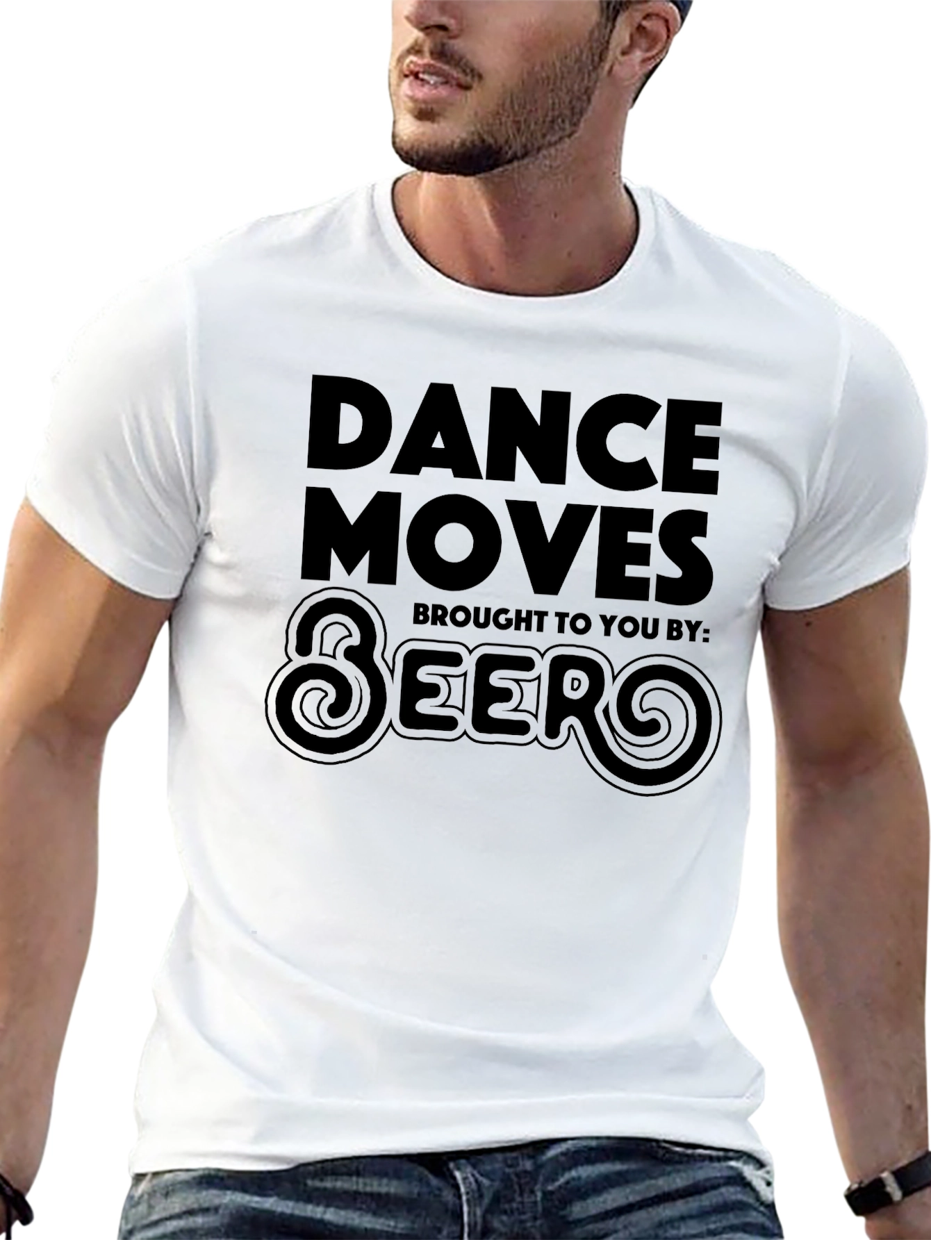 Black Dance Moves Brought to You By: Beer T-Shirt view 13