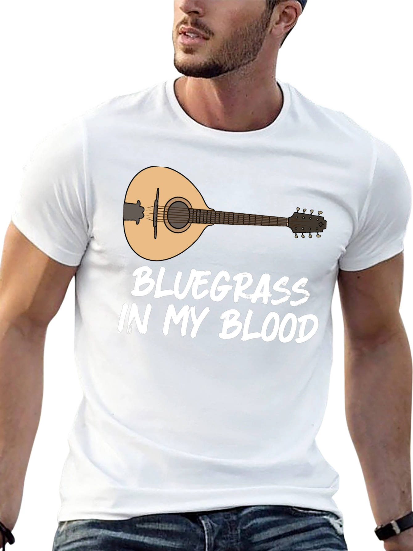 Black Bluegrass In My Blood Graphic Tee view 13