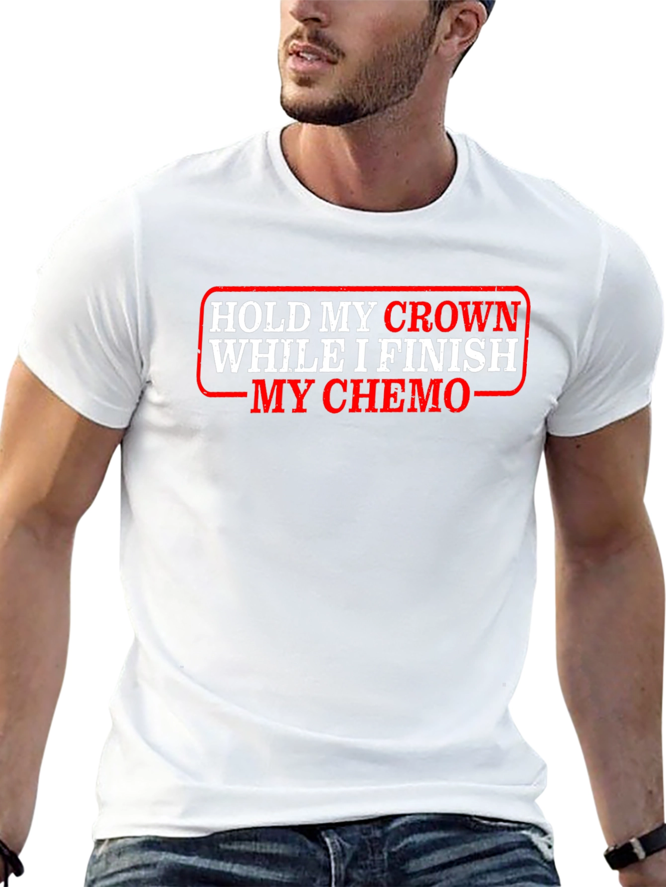 Black Hold My Crown Chemo Graphic Tee view 13