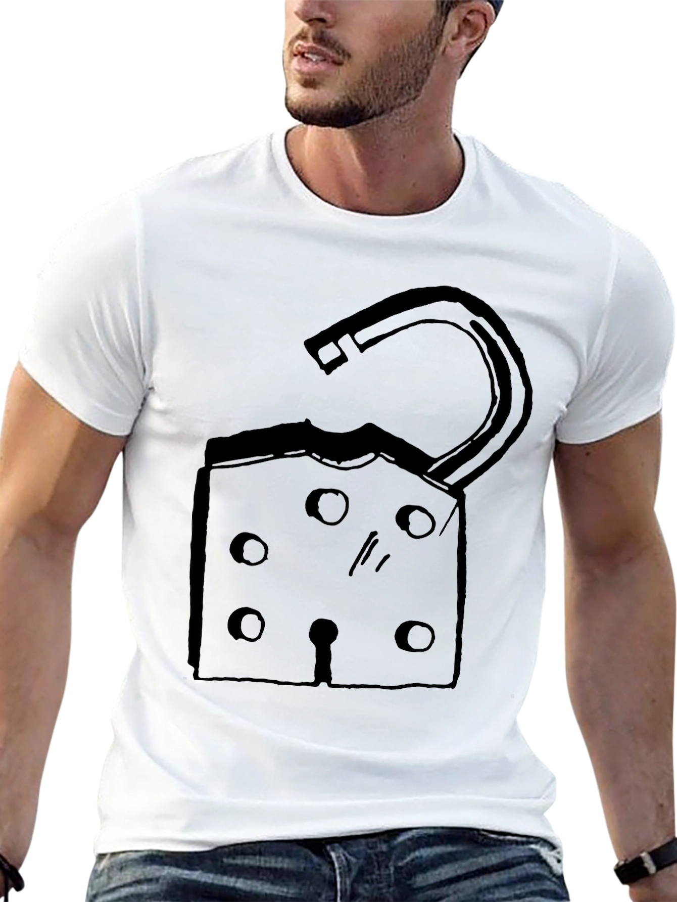 Black Unlock Your Style: Graphic Print Tee view 13