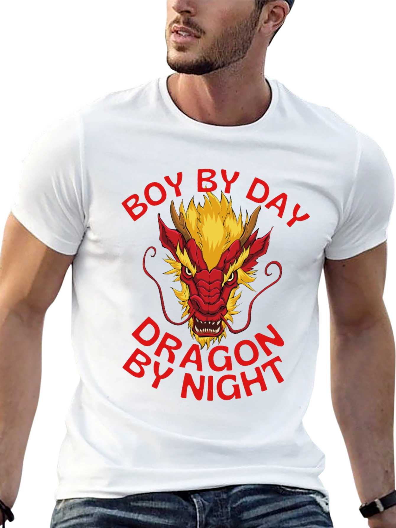 Black Boy By Day Dragon By Night T-Shirt view 13