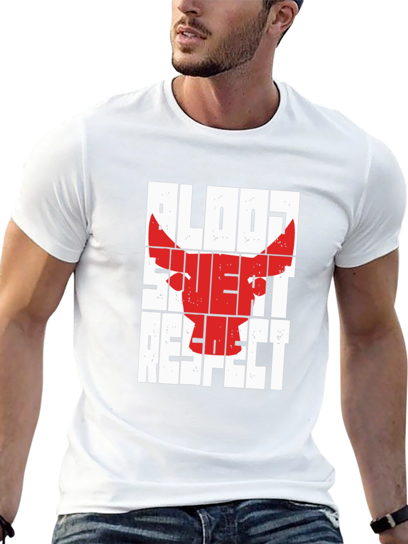 Black Blood Sweat Respect Graphic T-Shirt view 13