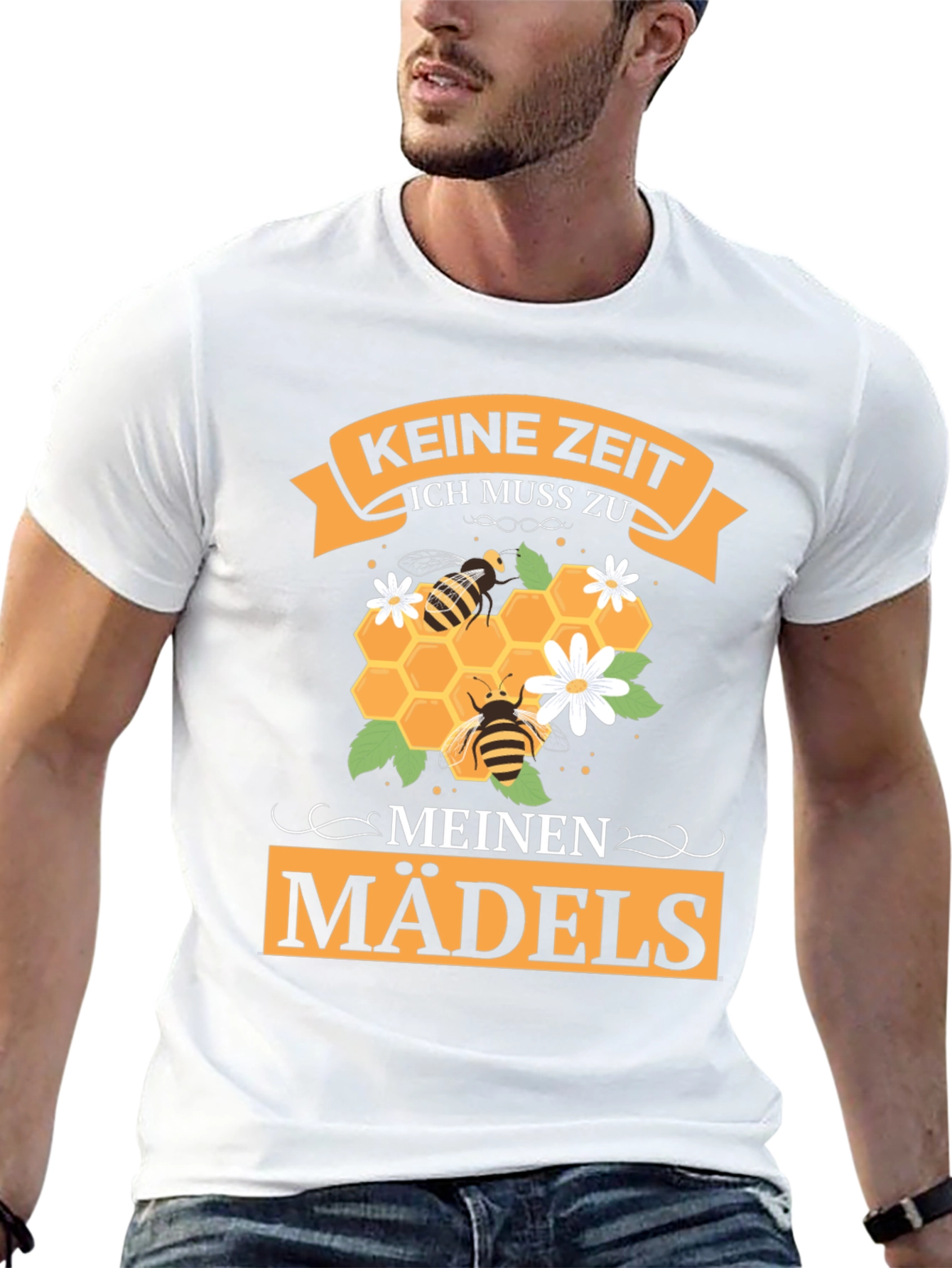 Black Keine Zeit Ich Muss Zu Meinen Madels T-Shirt view 13