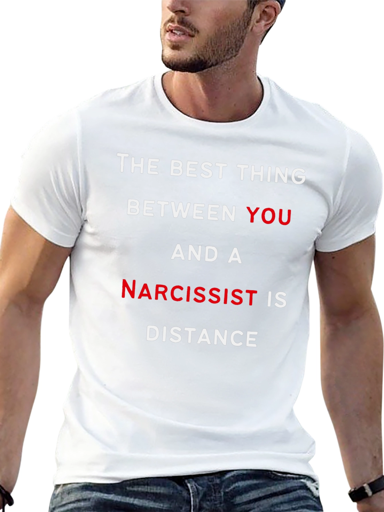 Black Narcissist Distance T-Shirt view 13