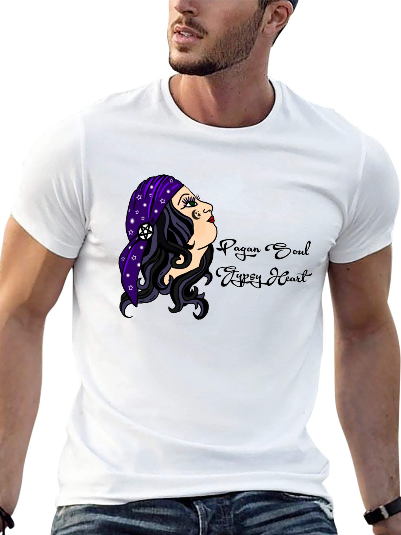 Pagan Soul Gypsy Heart Black T-Shirt - 13