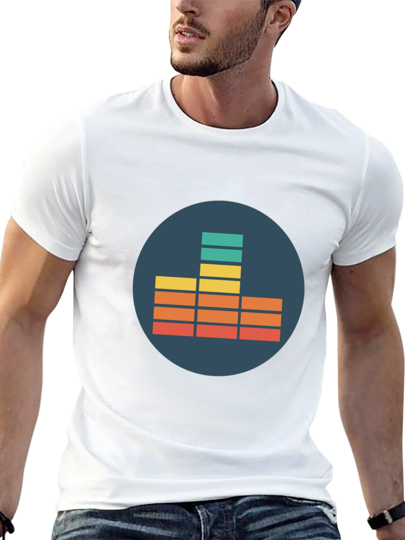 Black EQ Graphic Tee - Retro Music Lover view 13