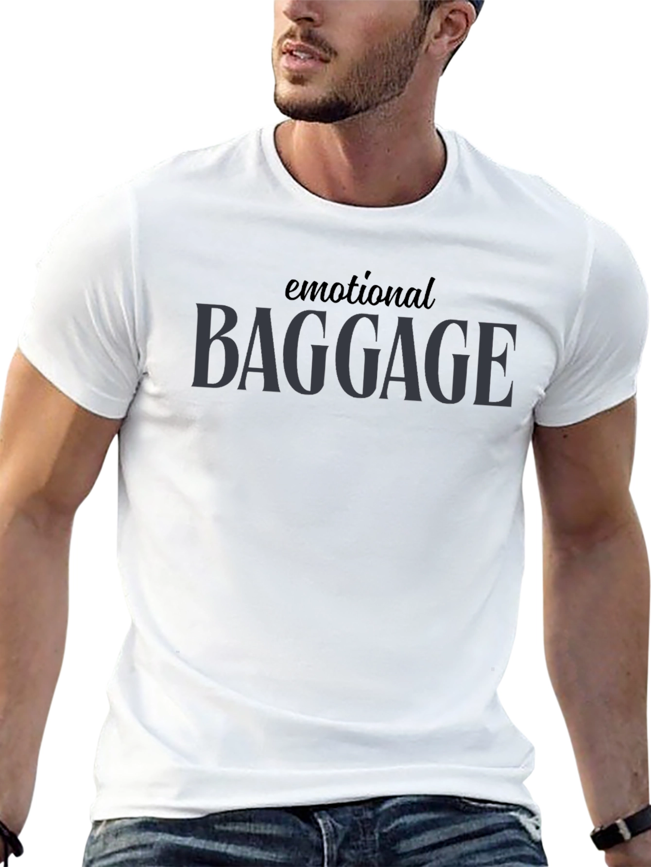 Emotional Baggage Graphic Tee - Unisex Soft Cotton T-Shirt - 13
