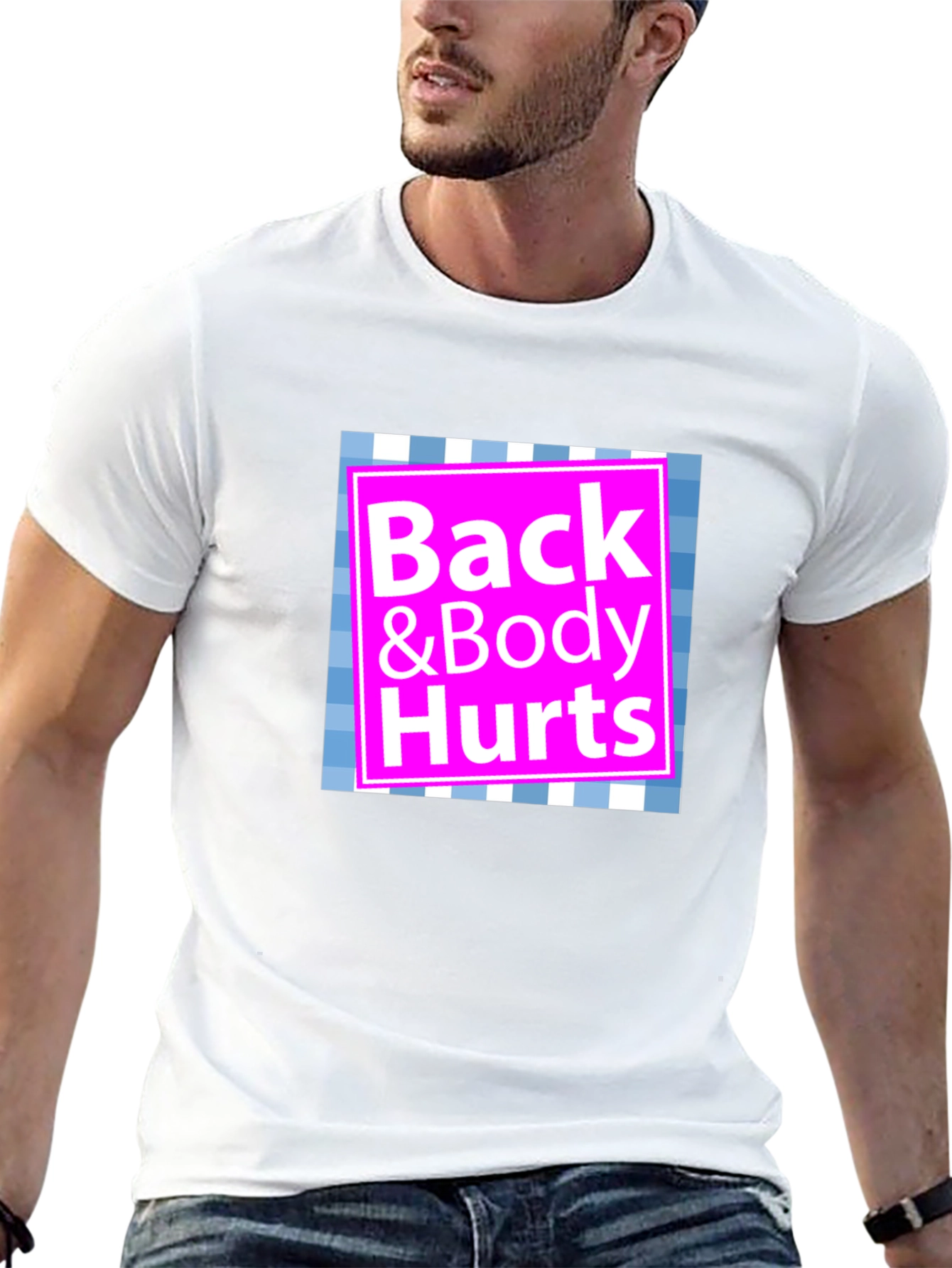 Black Back & Body Hurts Graphic T-Shirt view 13