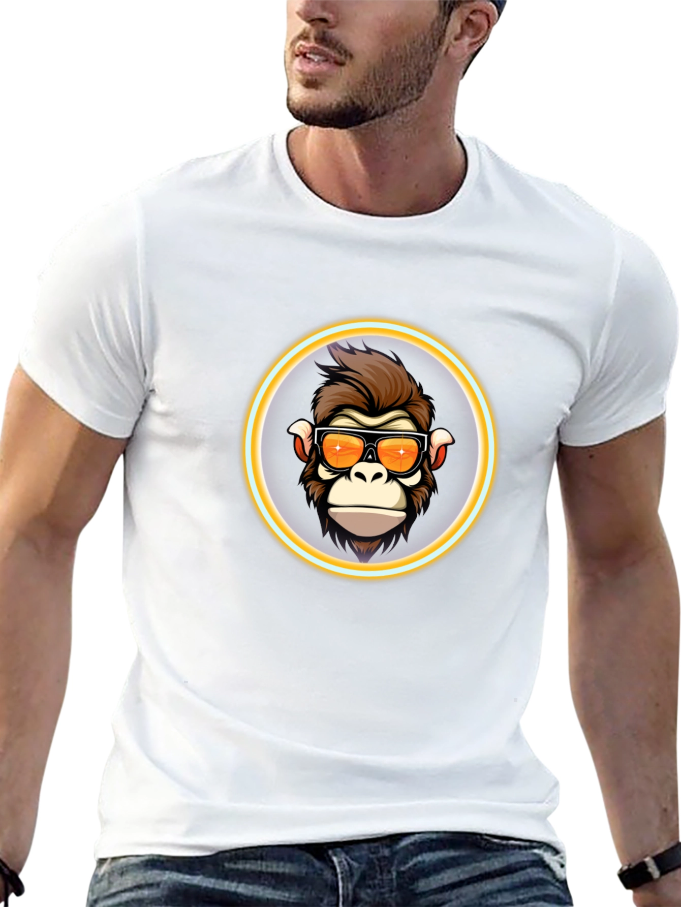 Black Cool Ape Graphic Tee - Black T-Shirt view 13