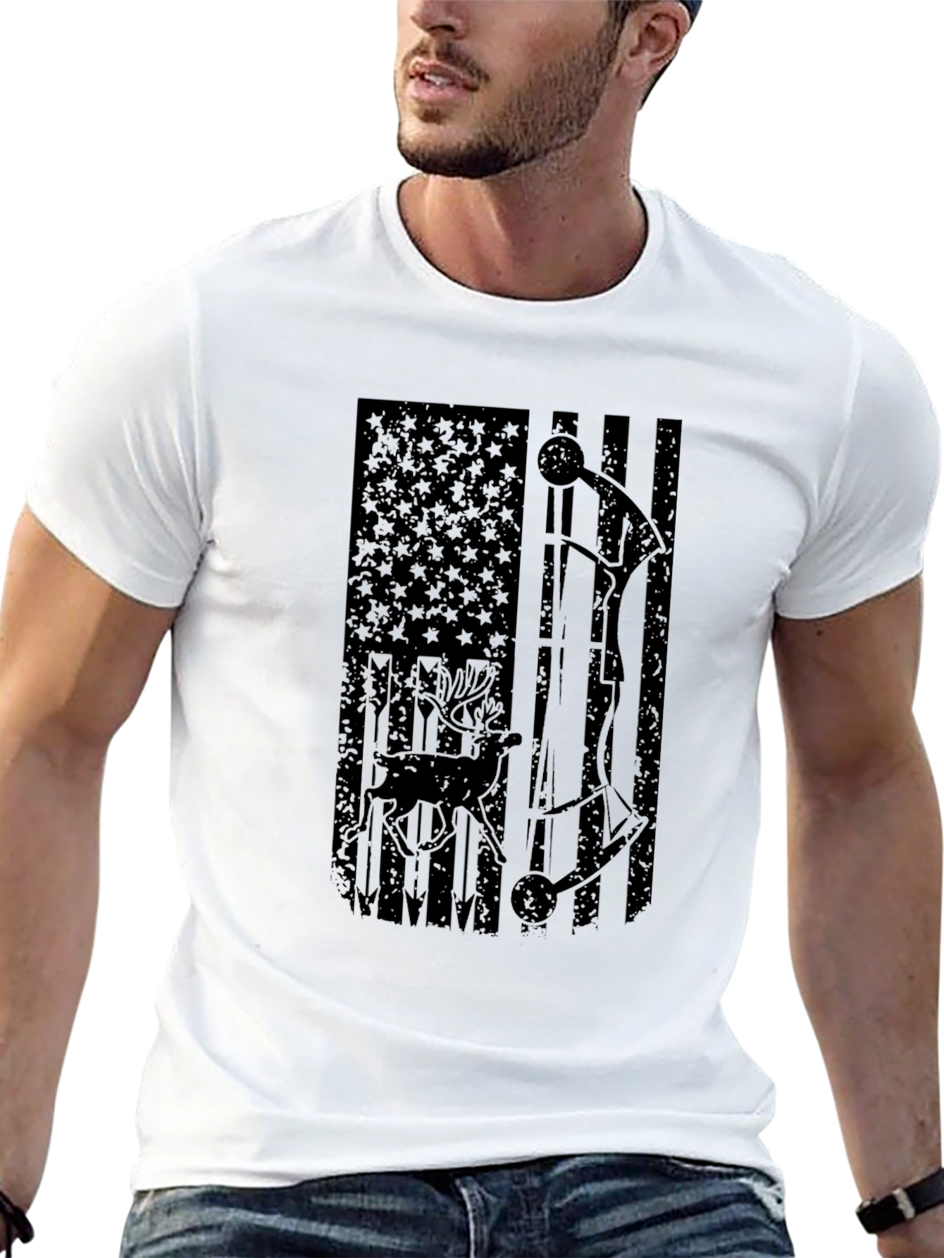 American Bow Hunter T-Shirt - Deer Hunting - 13