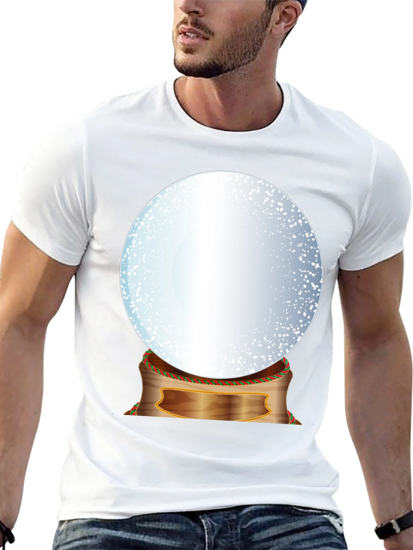 Black Snow Globe Graphic Tee - Holiday Fun! view 13