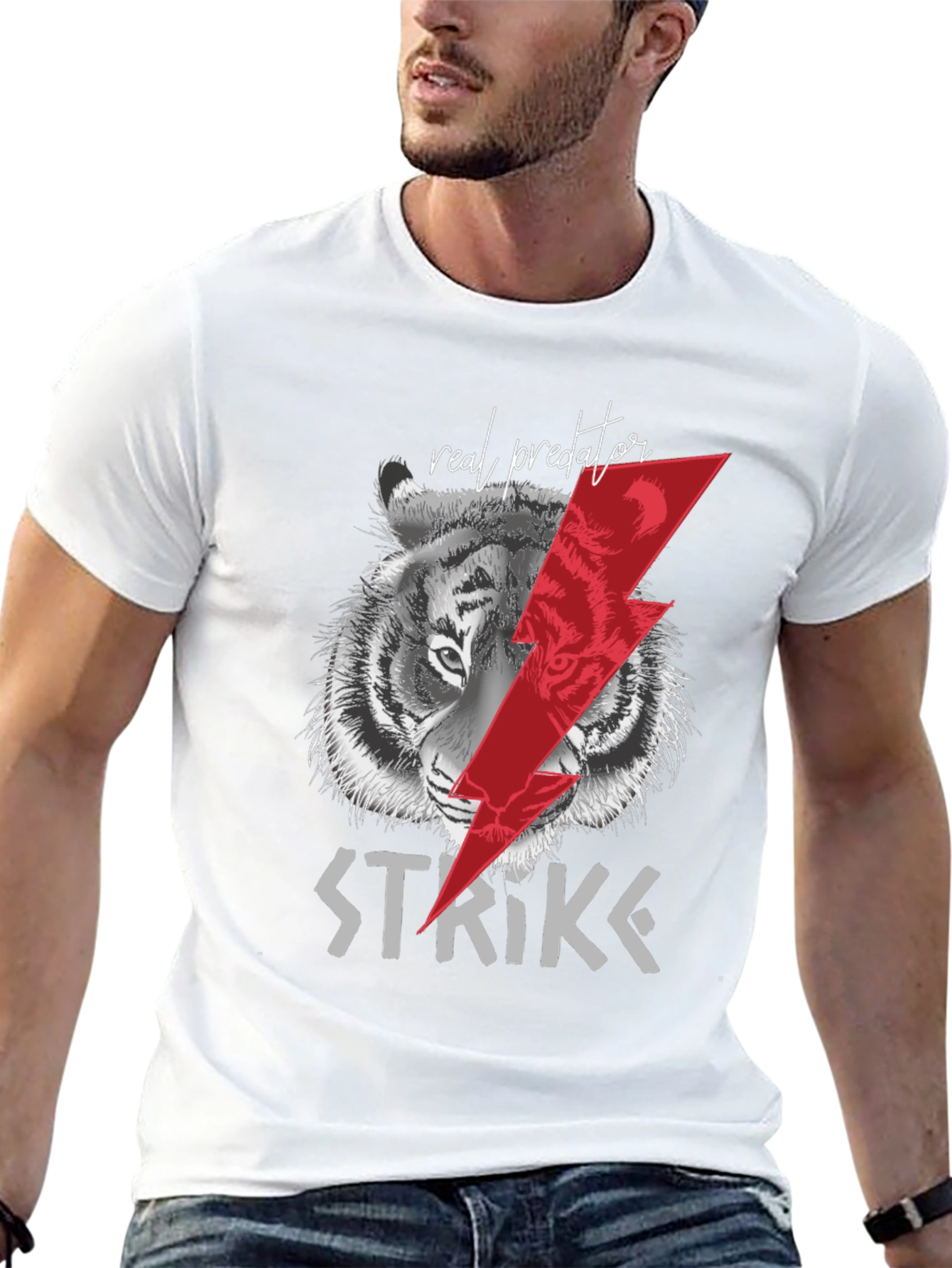 Black Strike Predator Graphic T-Shirt view 13