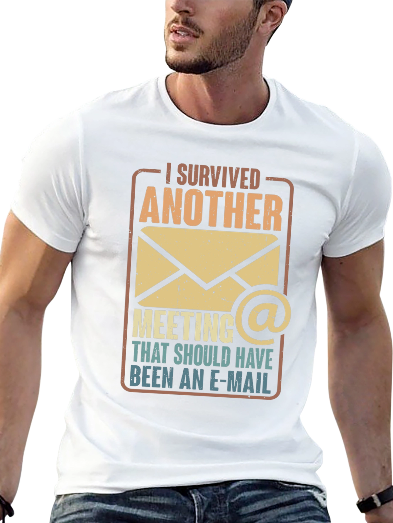 I Survived Another Meeting Funny T-Shirt - 13