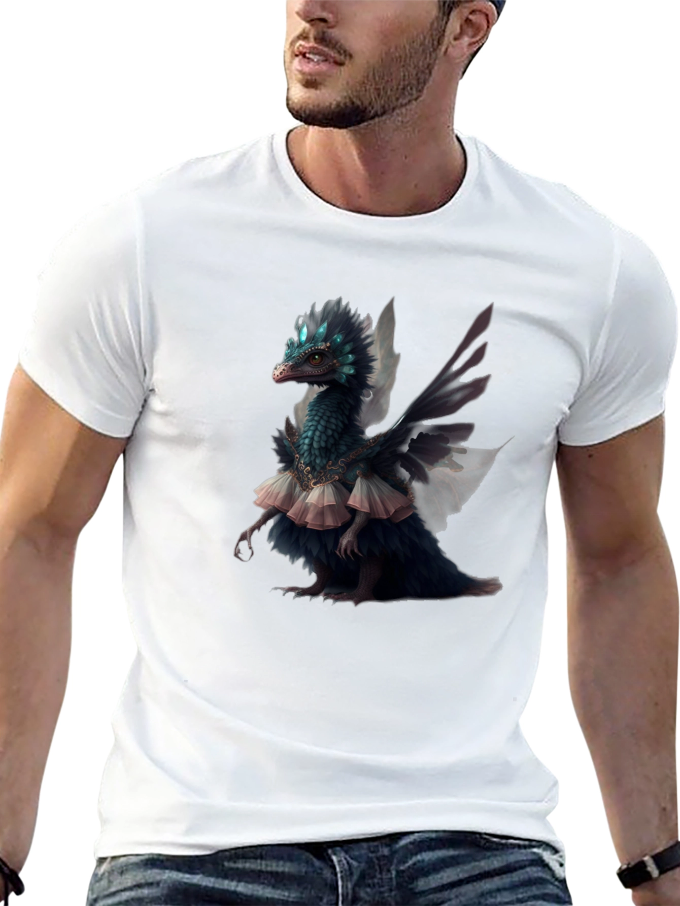 Black Dragon Fairy T-Shirt view 13