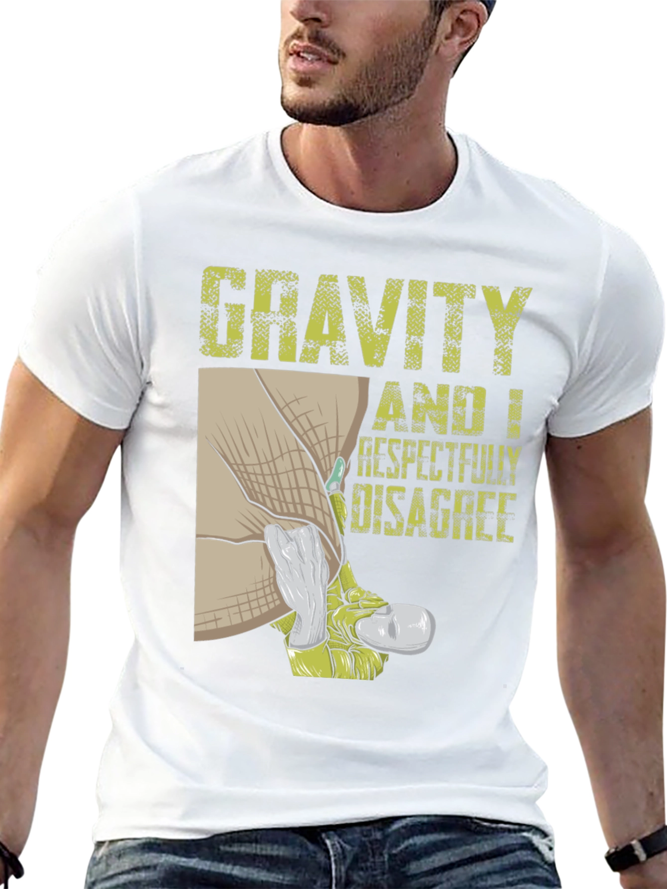 Black Gravity Disagree T-Shirt view 13