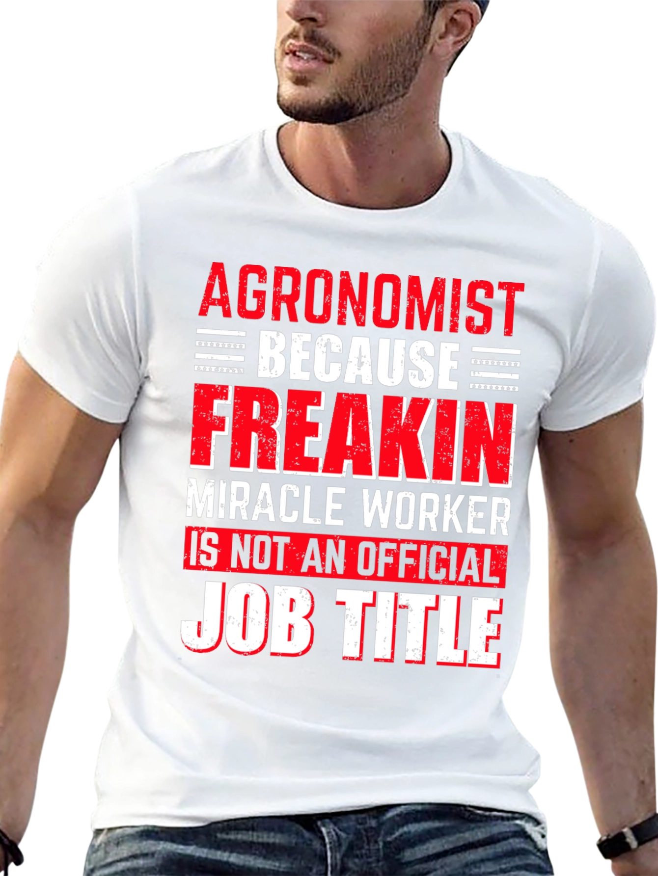 Black Agronomist T-Shirt Funny Job Title Graphic Tee view 13