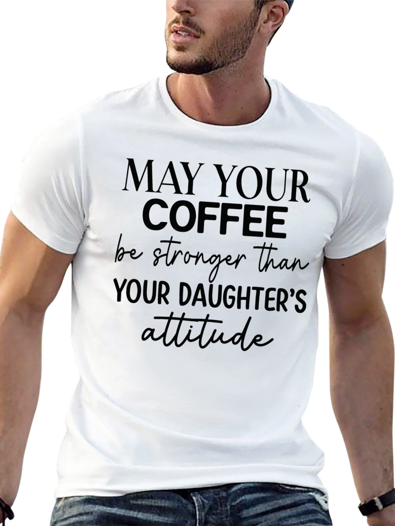 Black Coffee vs Daughter Attitude Tee view 13