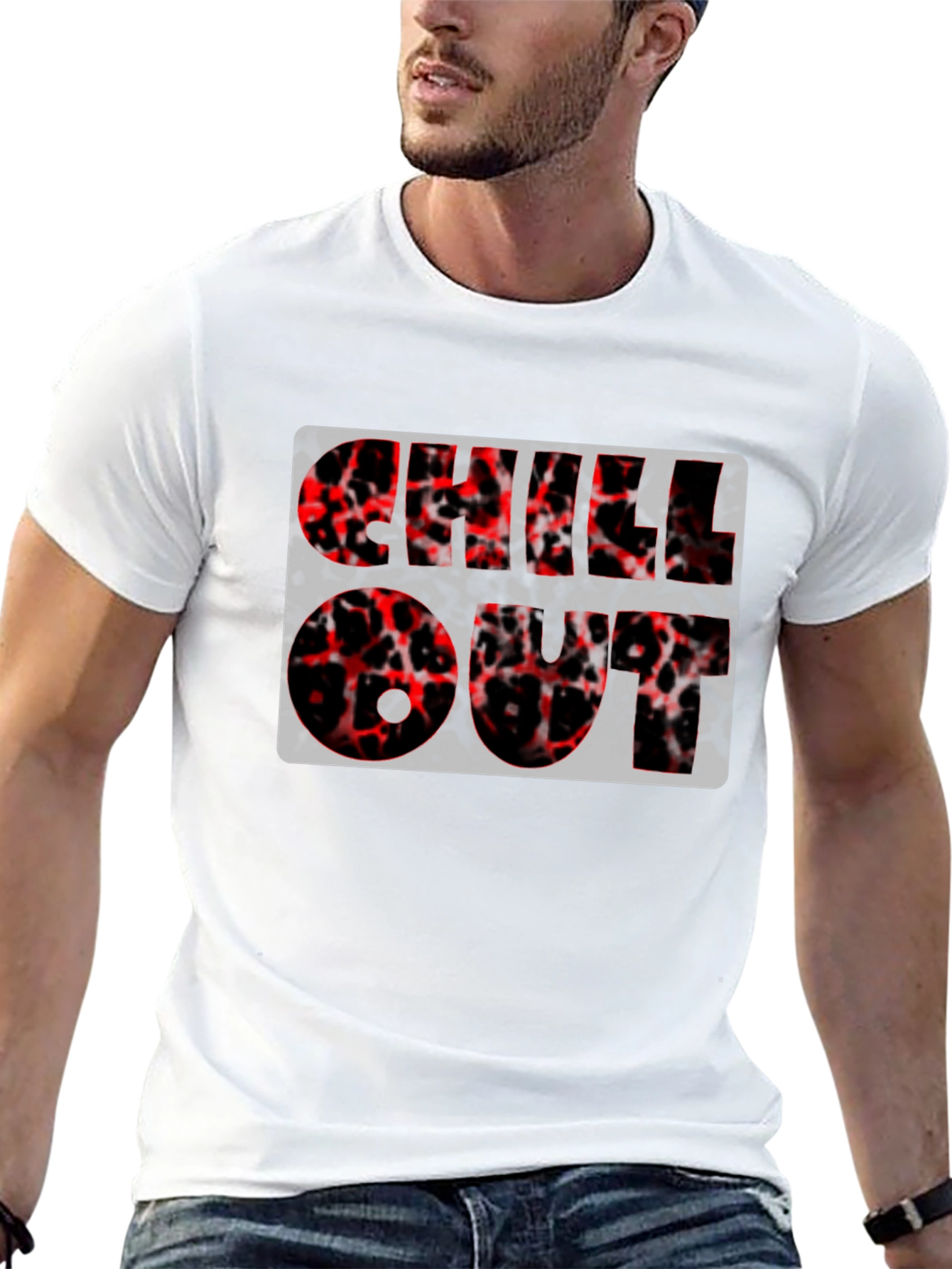 Black Chill Out Graphic Tee - Black Casual Shirt view 13