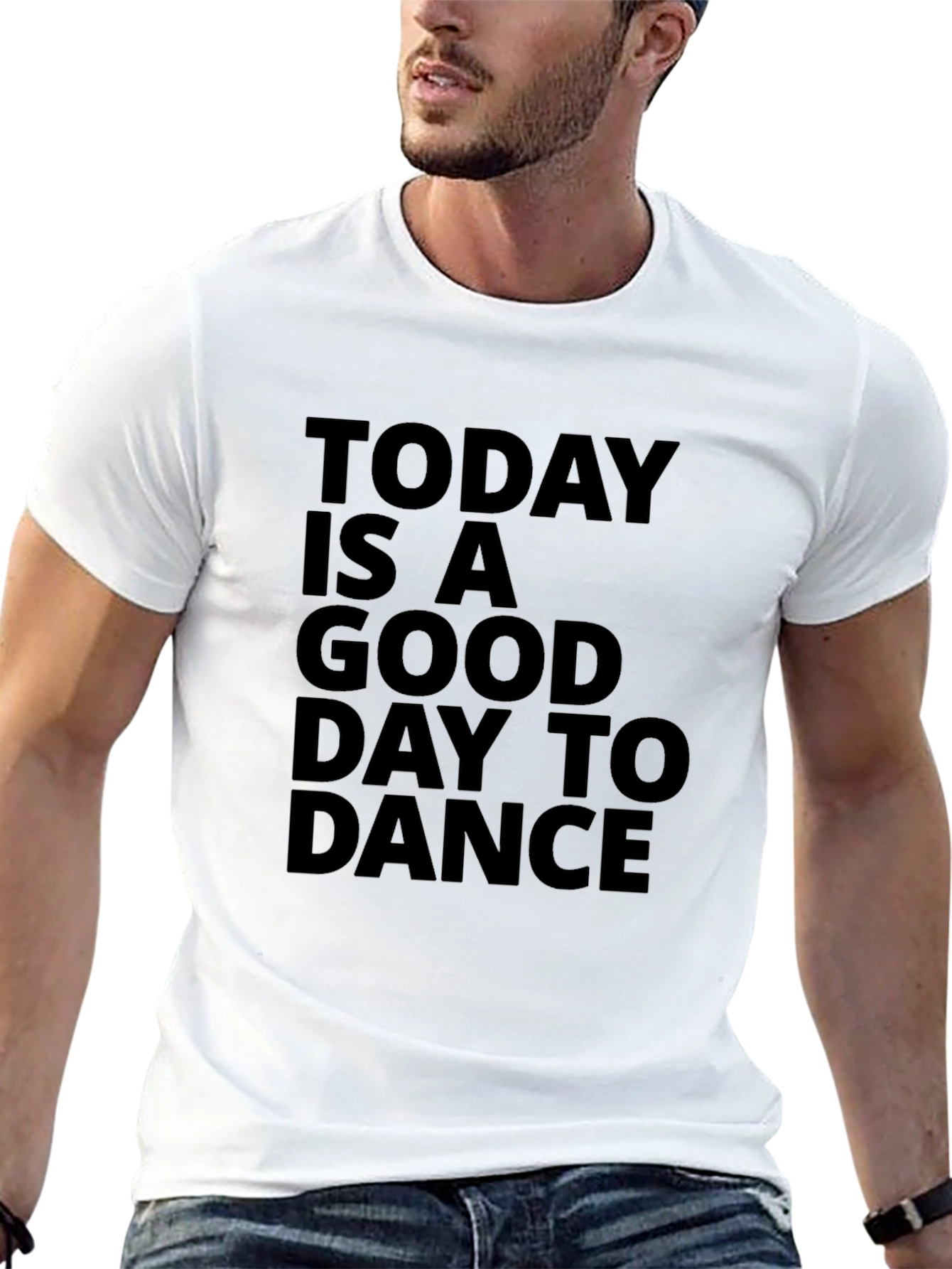 Black Today is a Good Day to Dance Graphic Tee view 13
