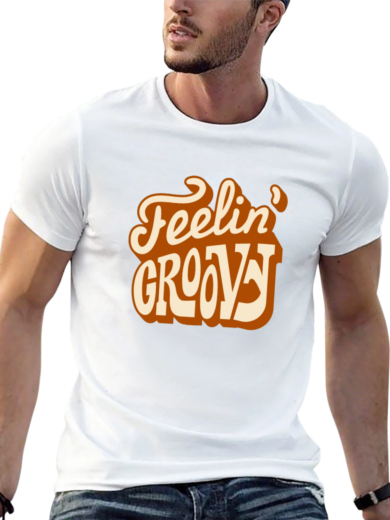 Black Feelin' Groovy Graphic T-Shirt - Retro Style view 13