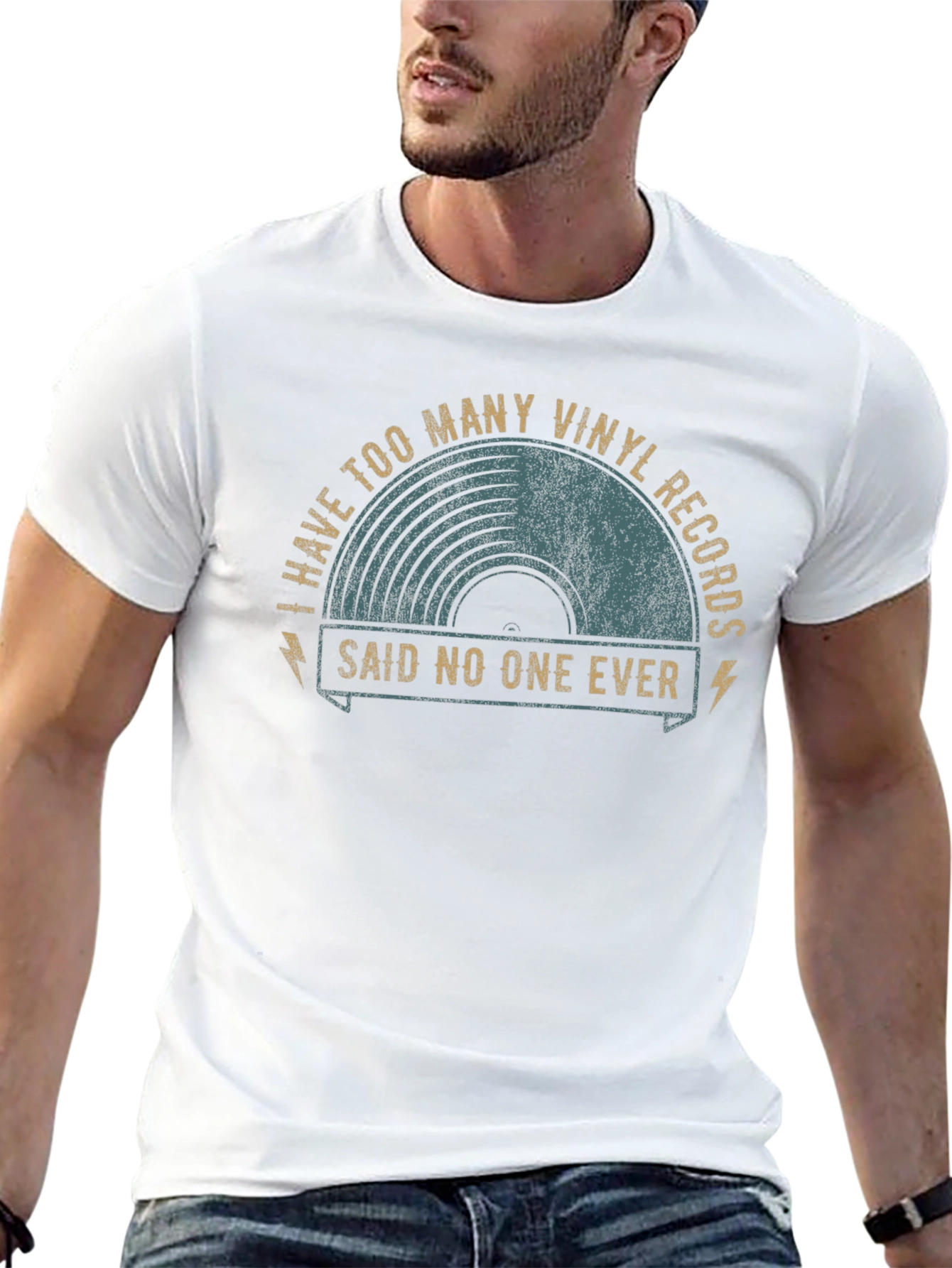 Black Vinyl Records T-Shirt: Said No One Ever! view 13