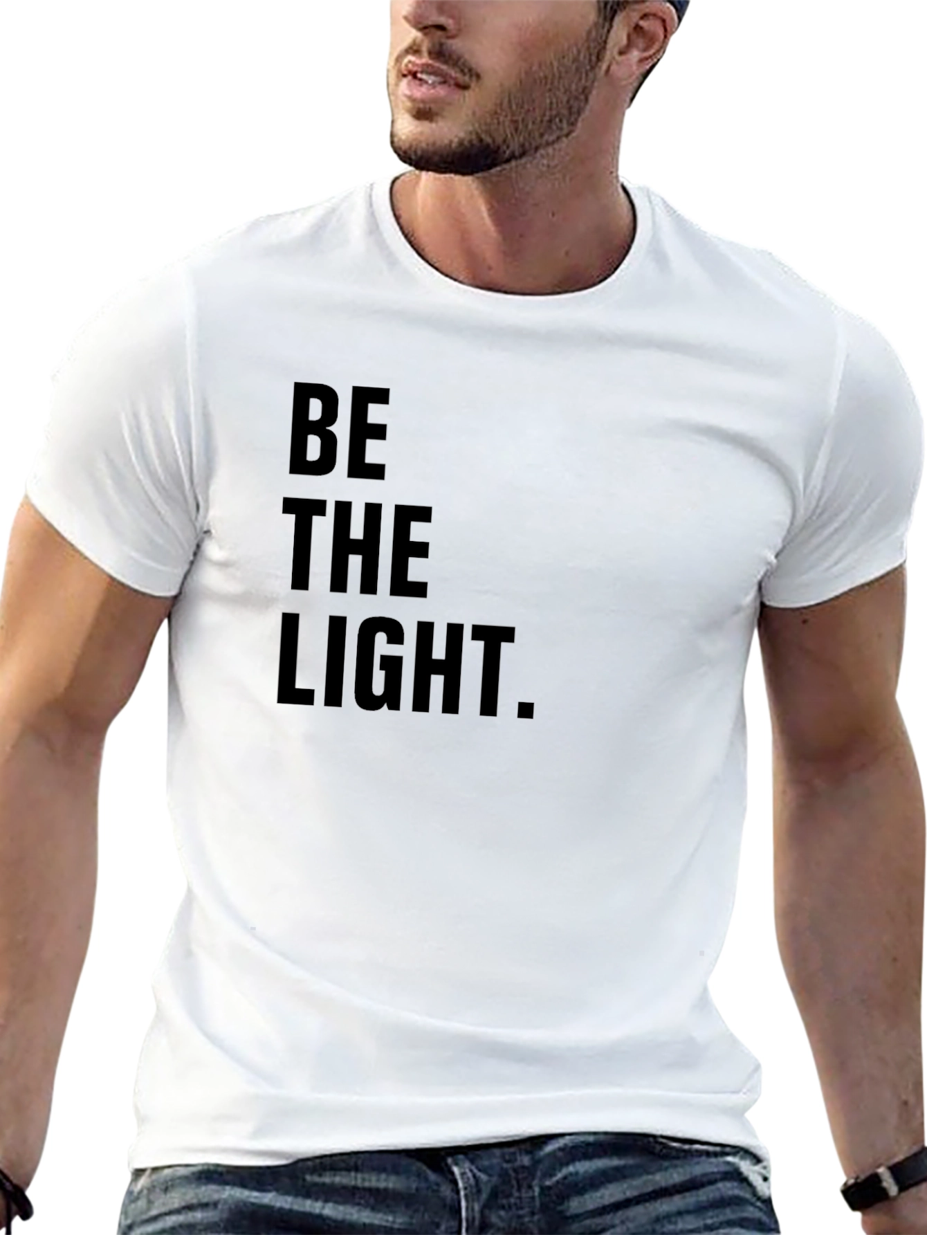 Black Be The Light Graphic T-Shirt - Black view 13