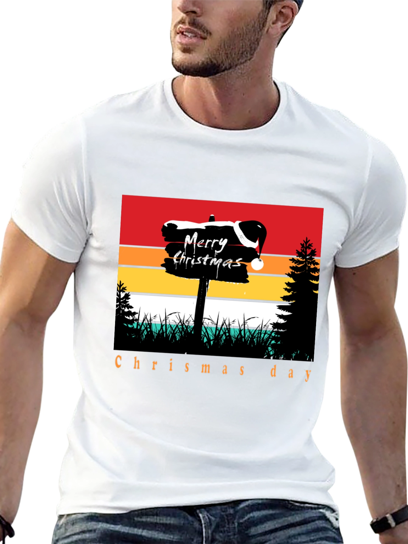 Merry Christmas Day Graphic T-Shirt - 13