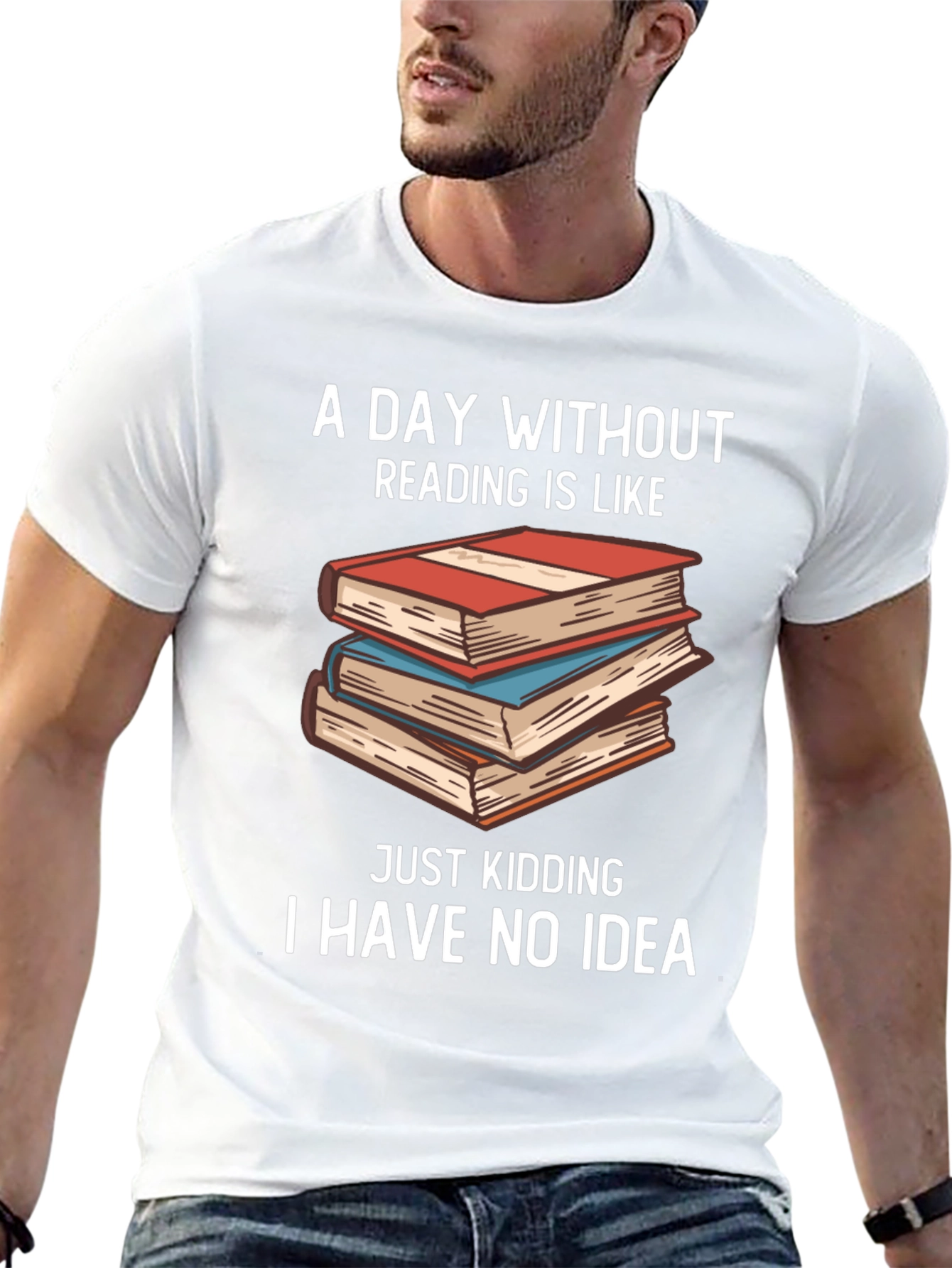 Black Funny Reading T-Shirt for Book Lovers view 13